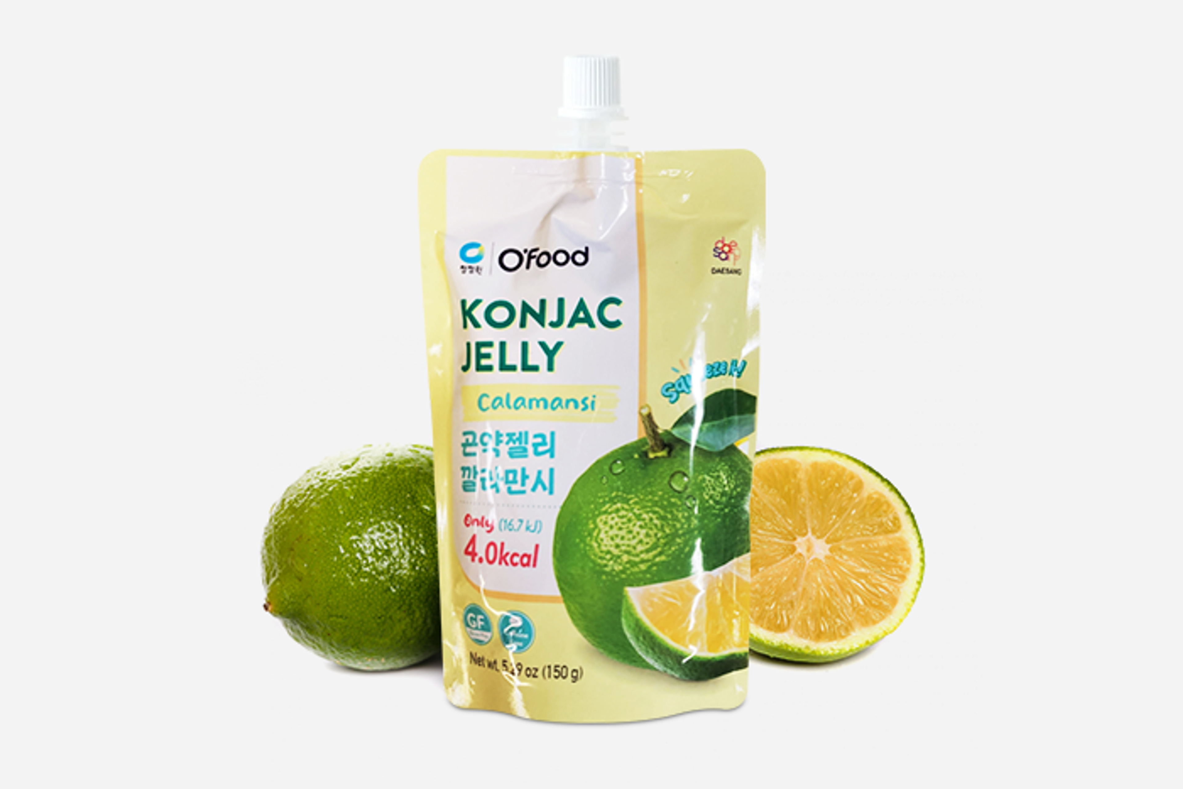 O' Food Konjac Jelly Calamansi 150g - Ein erfrischender Genuss aus Calamansi-Früchten und Konjak