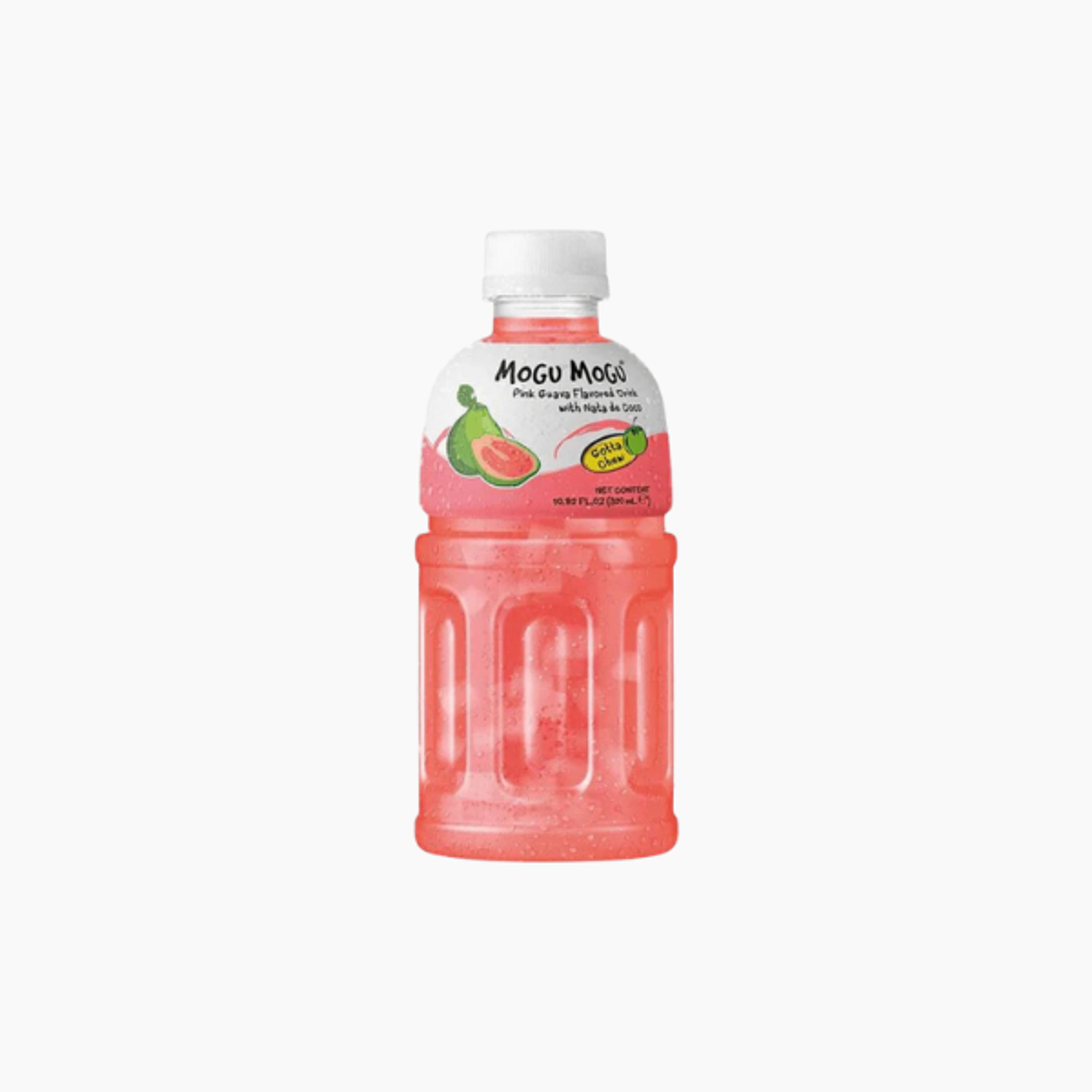 Mogu Mogu Pink Guave 320ml | Exotisches Erfrischungsgetränk mit Nata de Coco