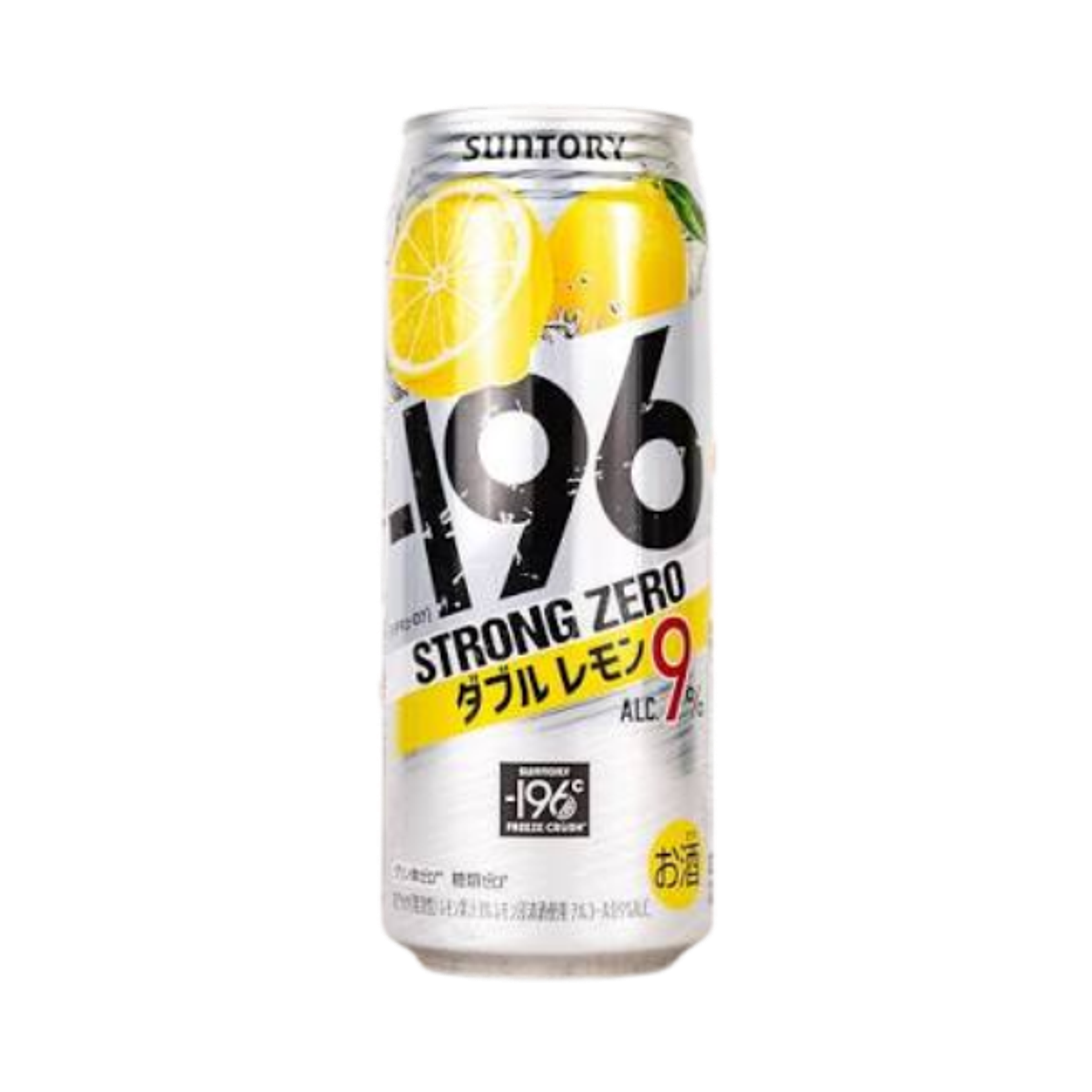 SUNTORY Strong Zero Double Lemon 9% – Erfrischendes Zitrusgetränk