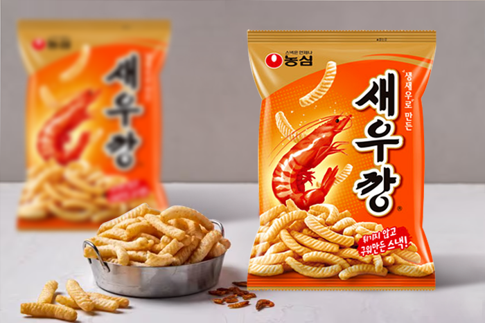 Nongshim Shrimp Flavored Stick Crackers 75g – Crispy sea delights