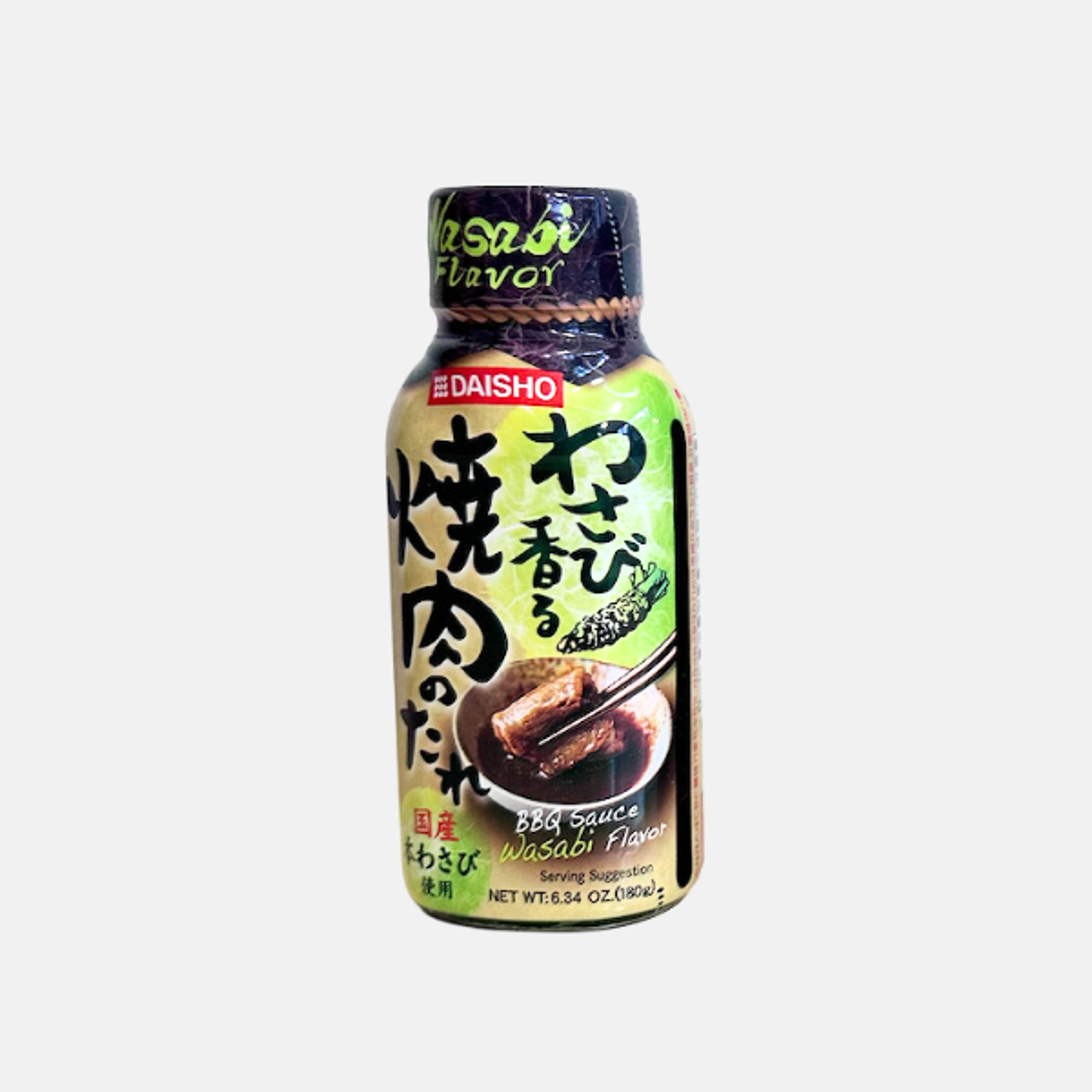 Daisho BBQ Sauce Wasabi Flavour 180g - Japanese BBQ Sauce with Wasabi Flavor