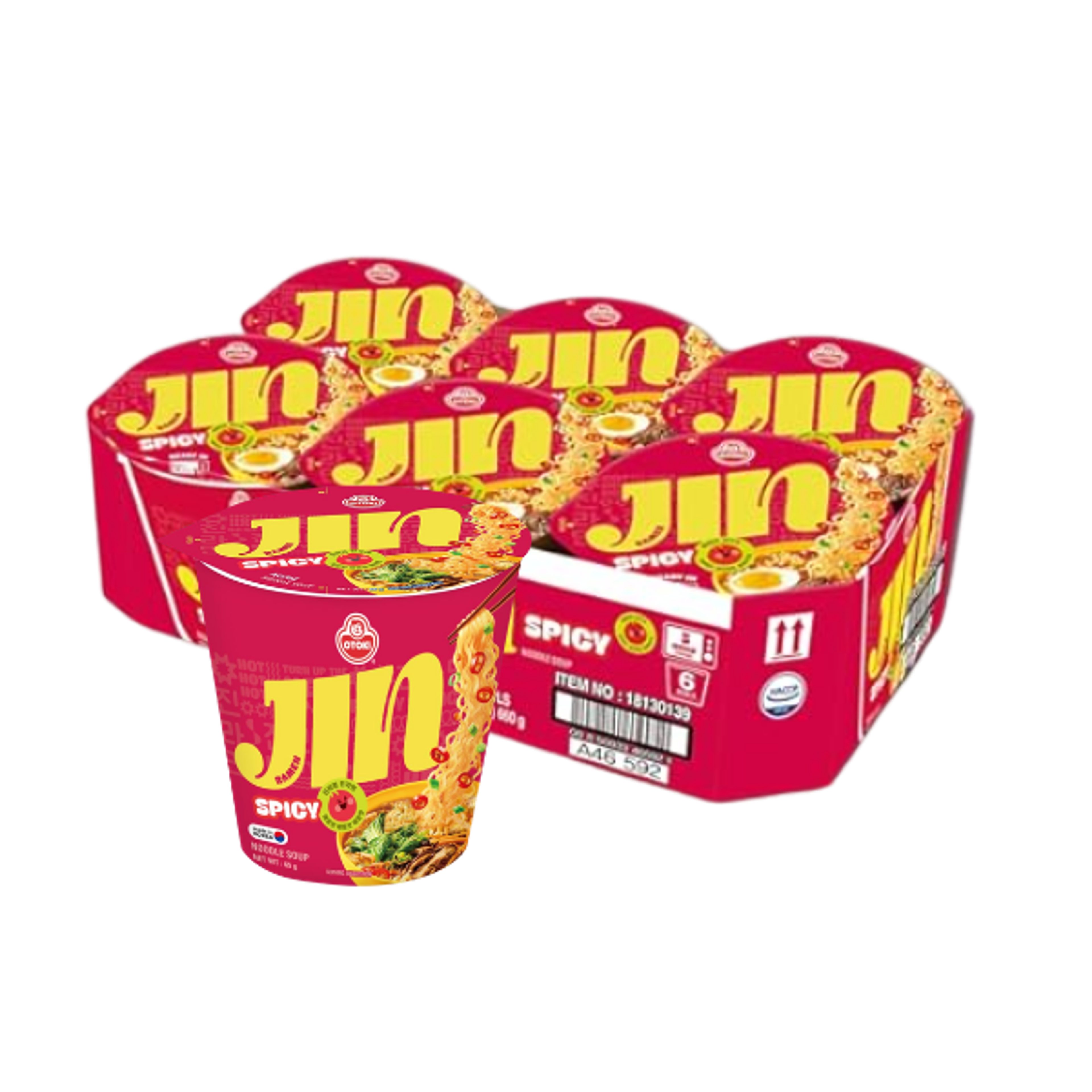 OTOKI Jin Ramen Spicy 65g Mini Cup