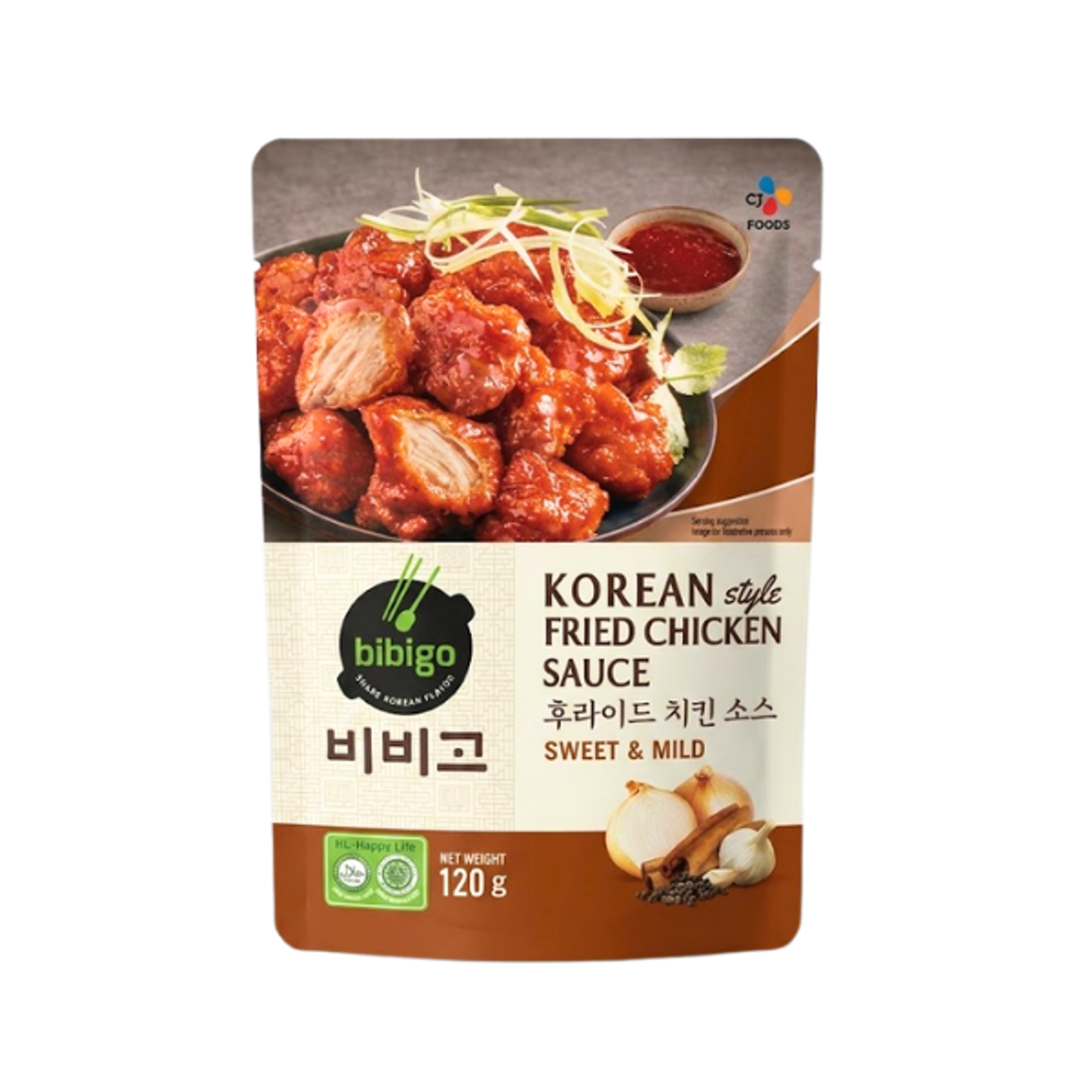BIBIGO Korean Fried Chicken Sauce Sweet & Mild 120g | Süß-milde koreanische Chicken Sauce