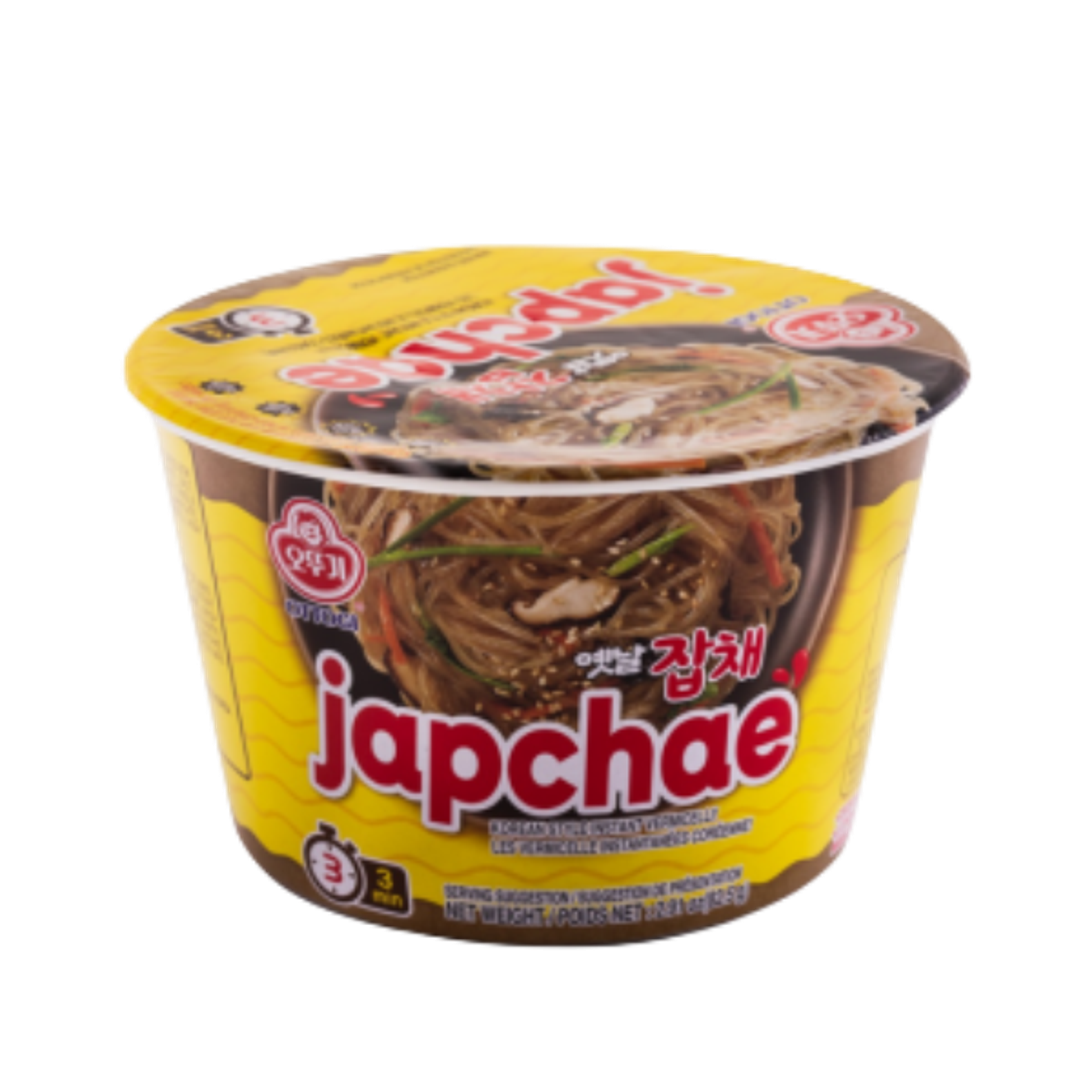 OTOKI Korean Style Instant Vermicelli Japchae 82,5g | Koreanische Glasnudeln Japchae zum schnellen Zubereiten