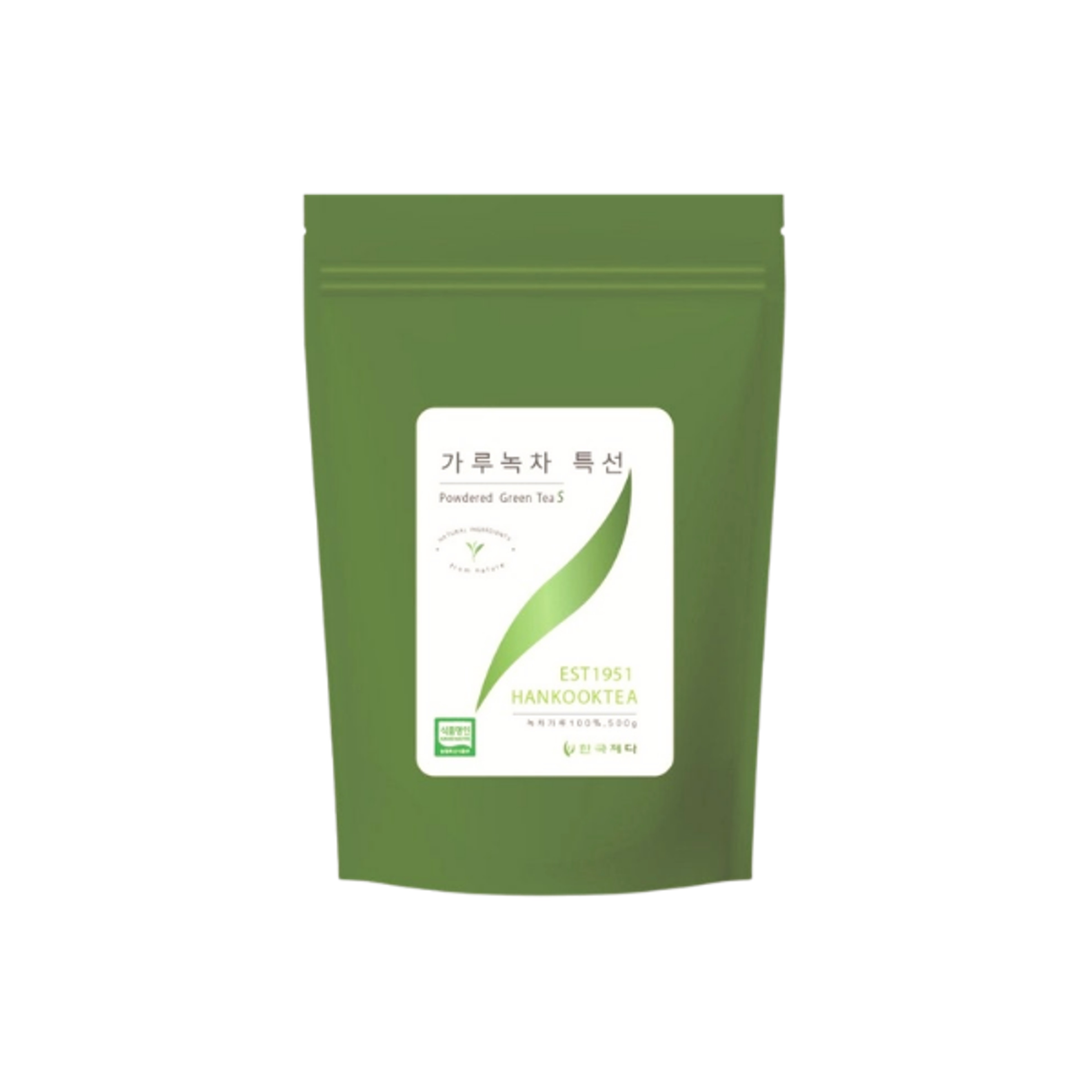 HANKOOKTEA Grüner Tee Pulver 500g | Für Matcha, Latte & Desserts