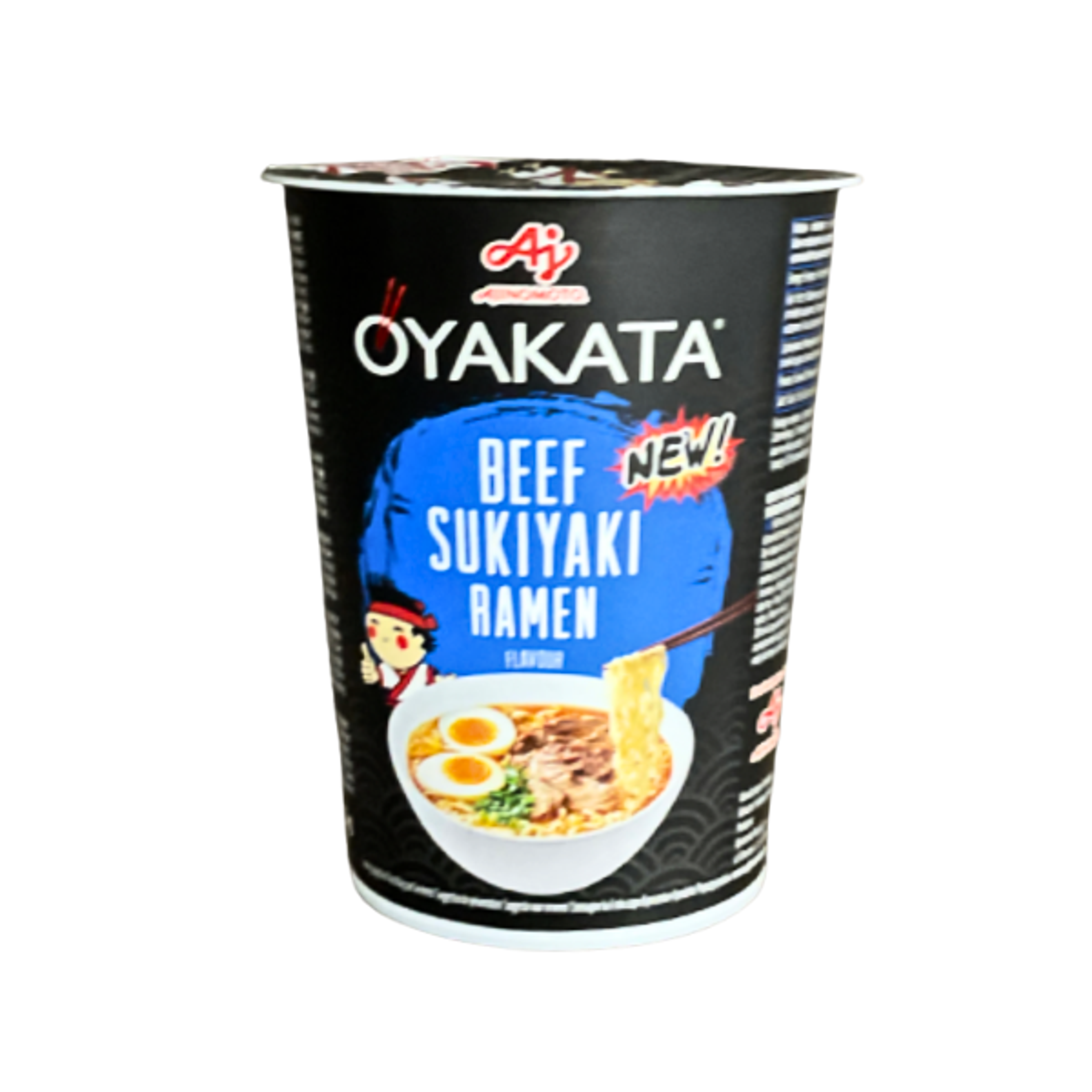 OYAKATA Beef Sukiyaki Ramen Cup 62g | Japanische Instant-Nudeln mit würziger Rindfleischsauce