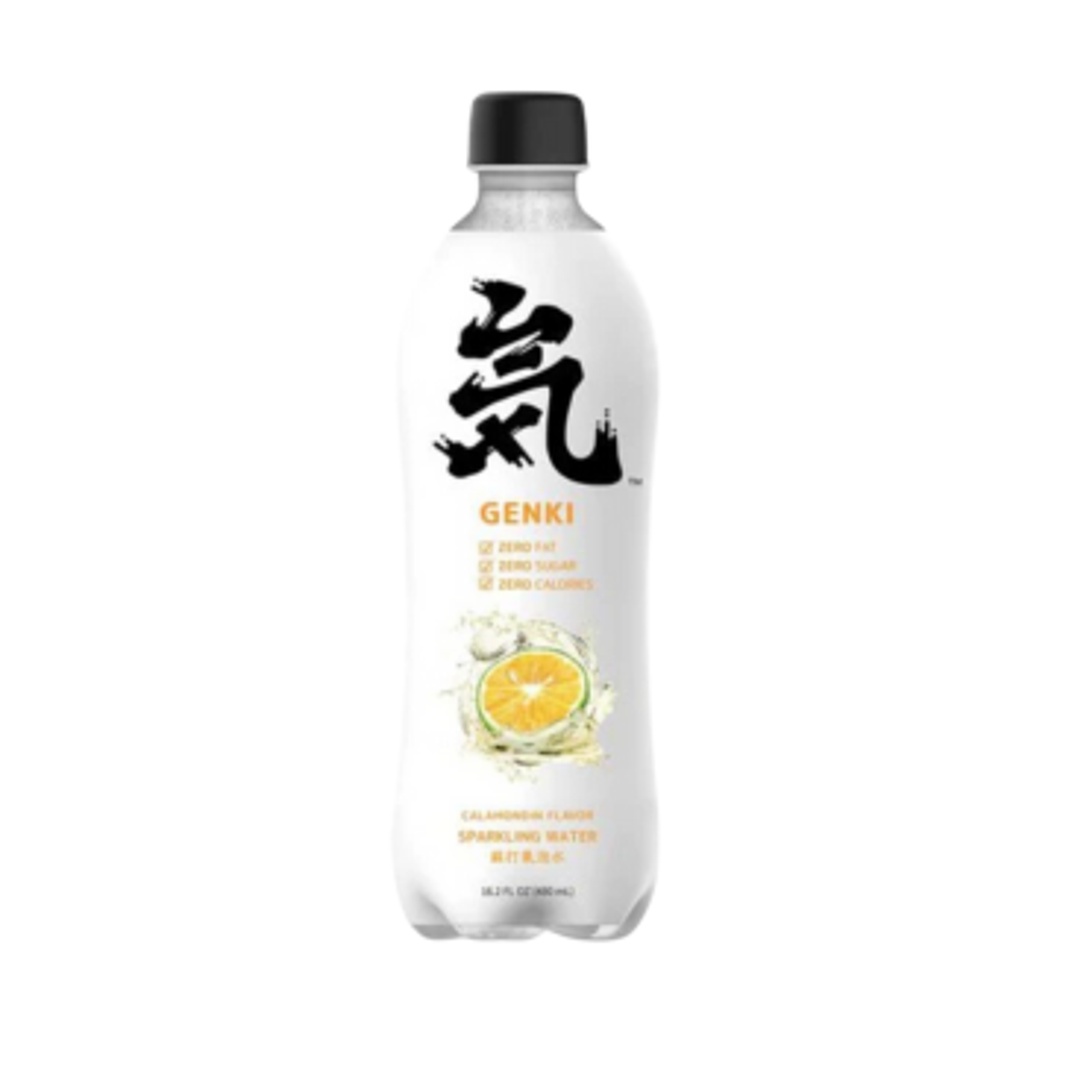 Genki Forest Sprudel Wasser Calamansi 480ml - Erfrischendes Sprudelwasser mit Calamansi-Geschmack