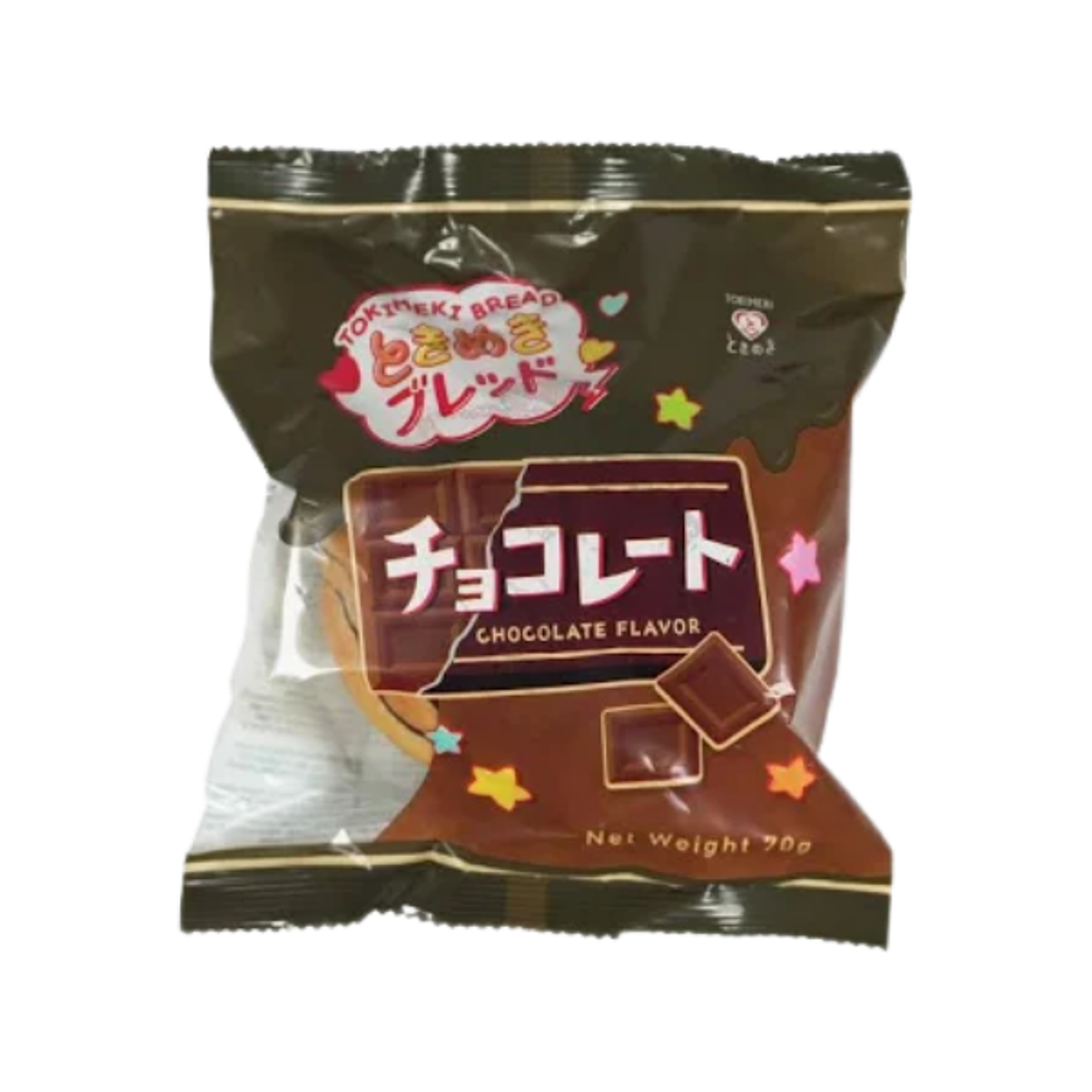 Bild von Tokimeki Japanischem Brot mit Schokoladenfüllung in verlockender Verpackung.