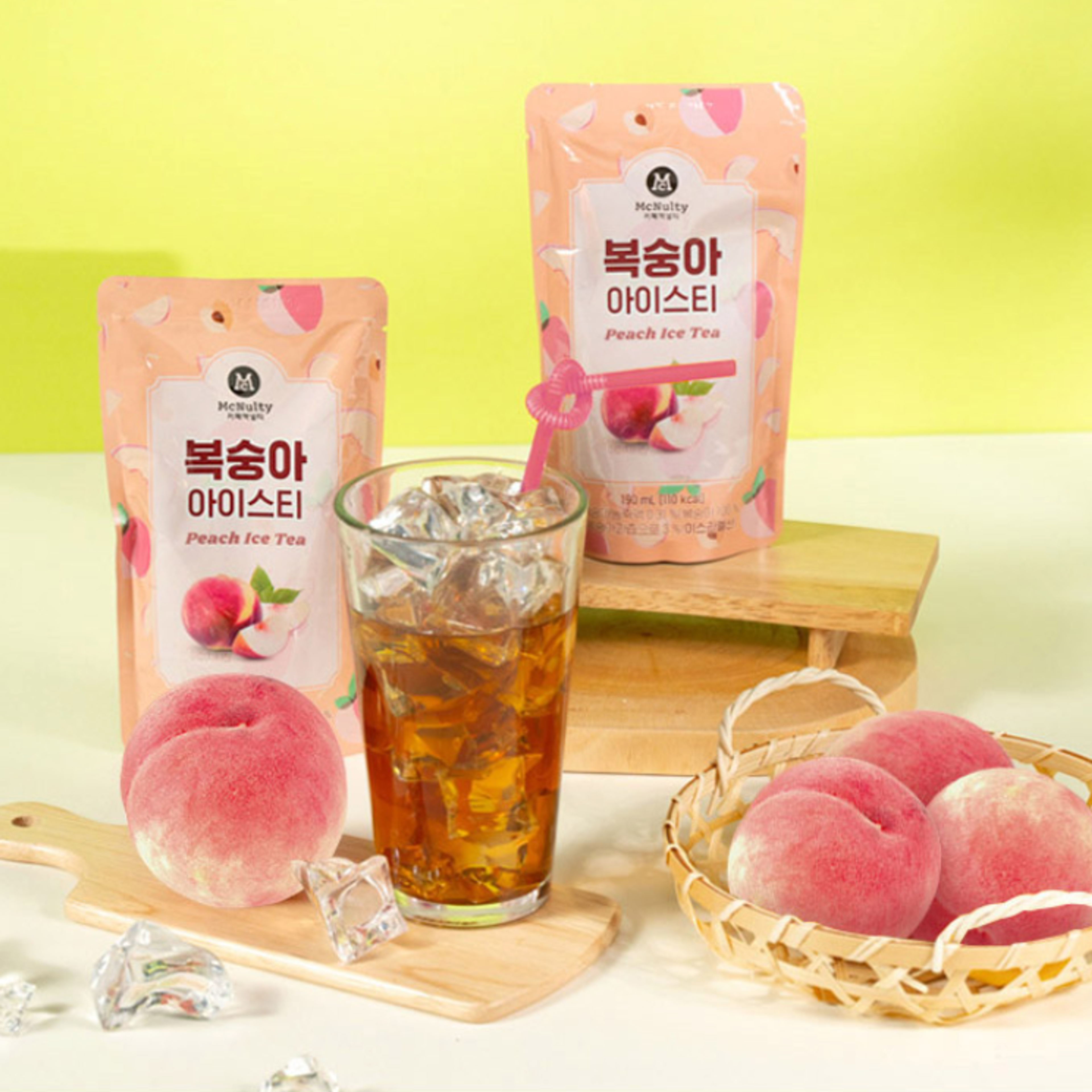 McNulty Peach Ice Tea 190ml - Refreshing Peach Iced Tea in Convenient Packaging