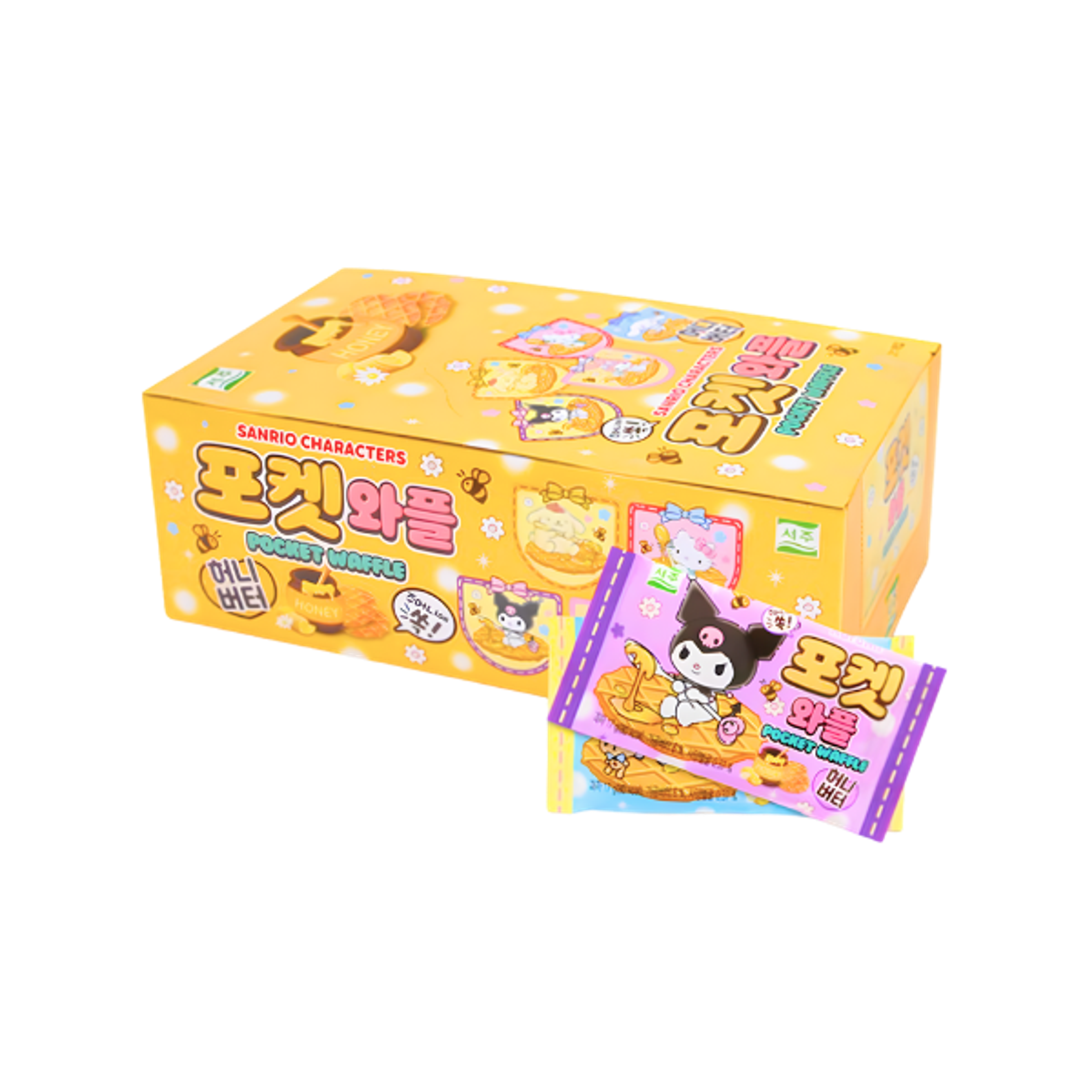 SEOJU × Sanrio Pocket Waffle Honey Butter 17g | Zufälliges Sanrio-Design