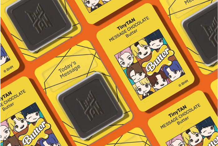 BTS TinyTan Message Chocolate - Butter