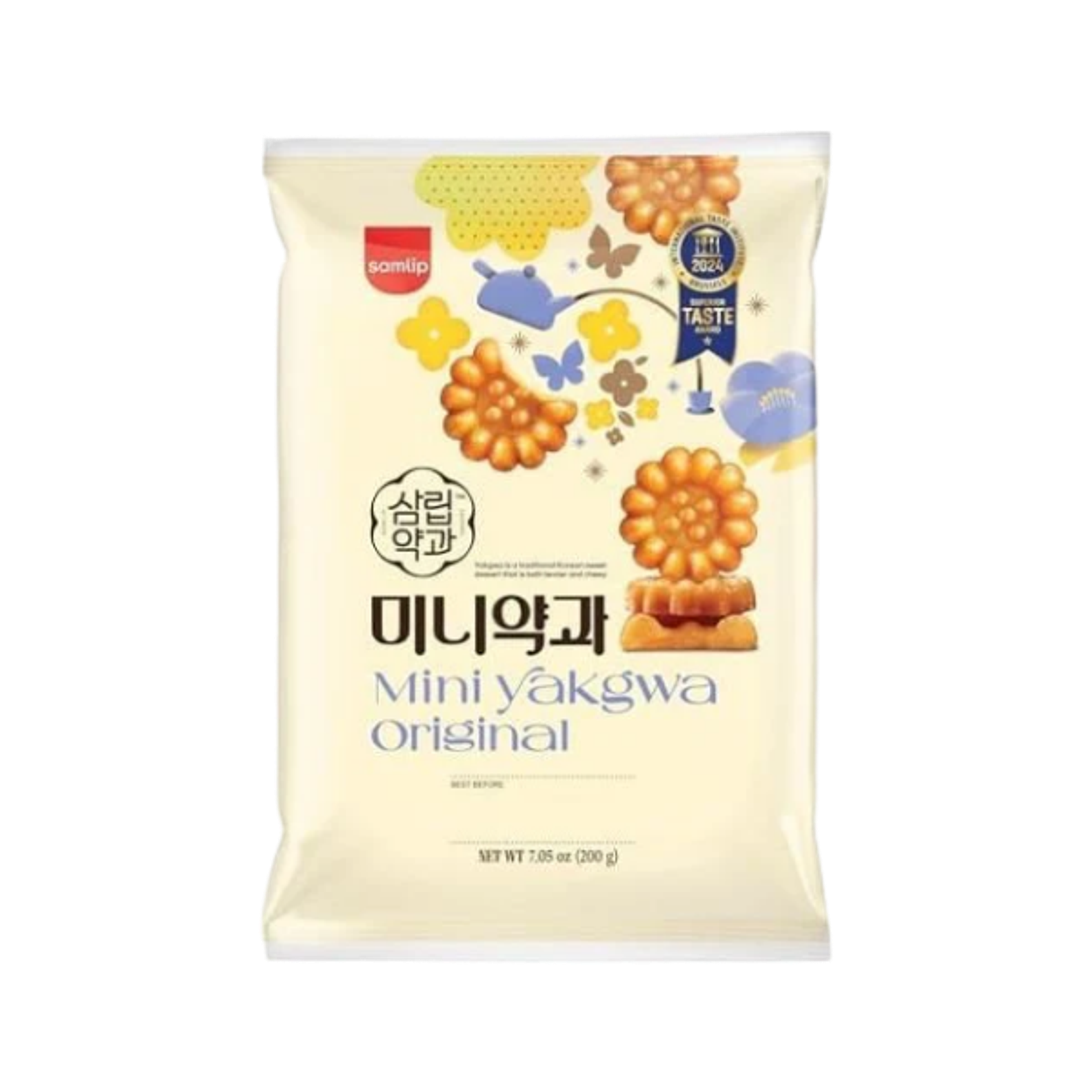 SAMLIP Mini Yakgwa Original 200g – Süßes, traditionelles koreanisches Gebäck mit Honig