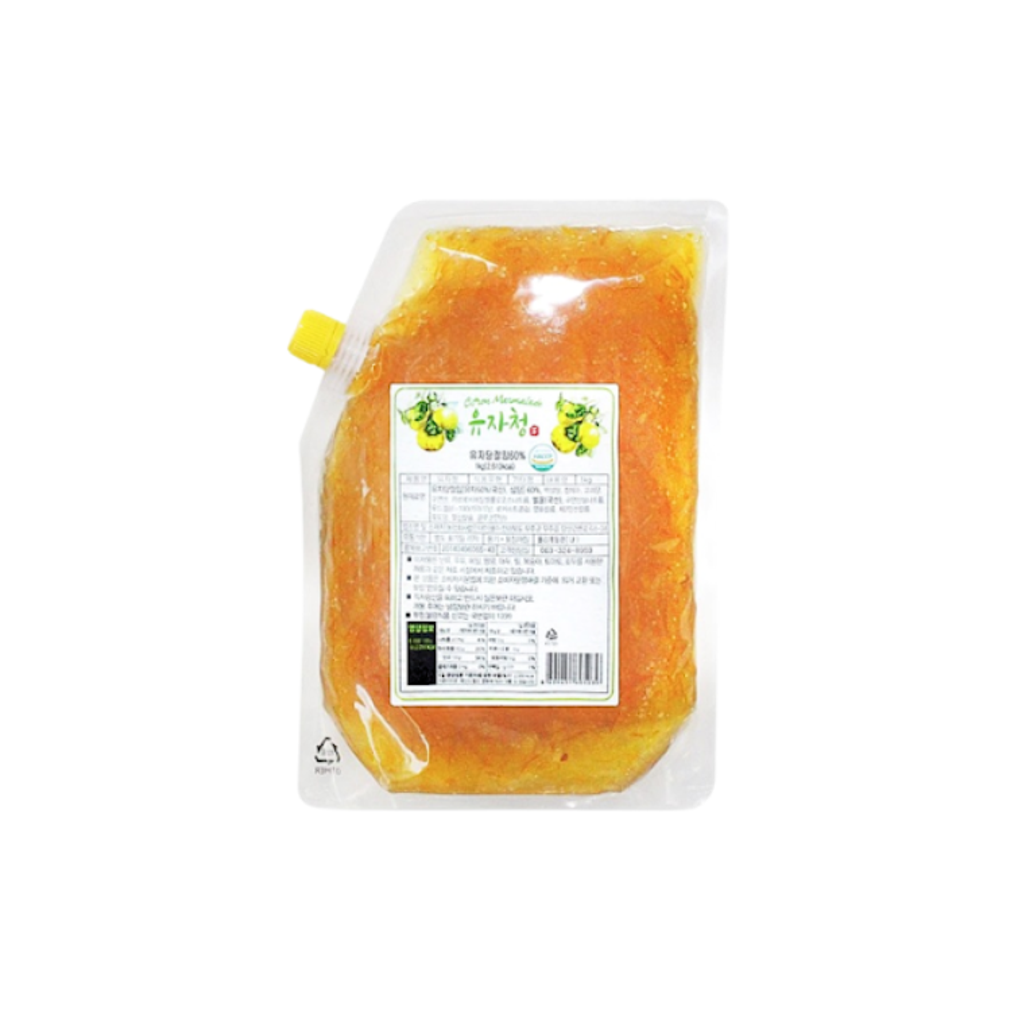 DAYWELL Yuzu Tee 1kg | Koreanische Zitronenmarmelade mit Honig