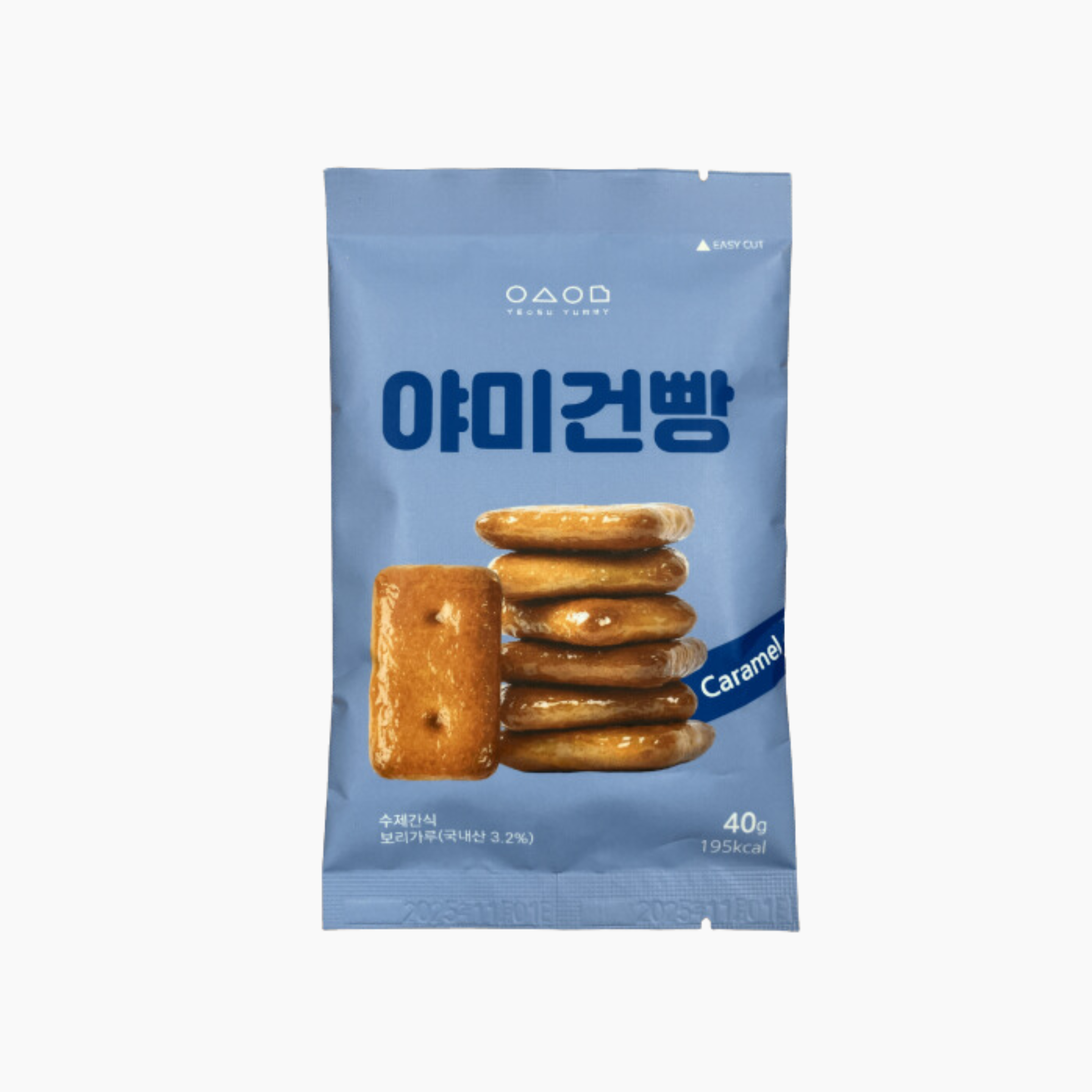 YEOSUYAMI Barley Cracker Caramel – Knuspriger Gerstensnack mit süßem Karamellgeschmack