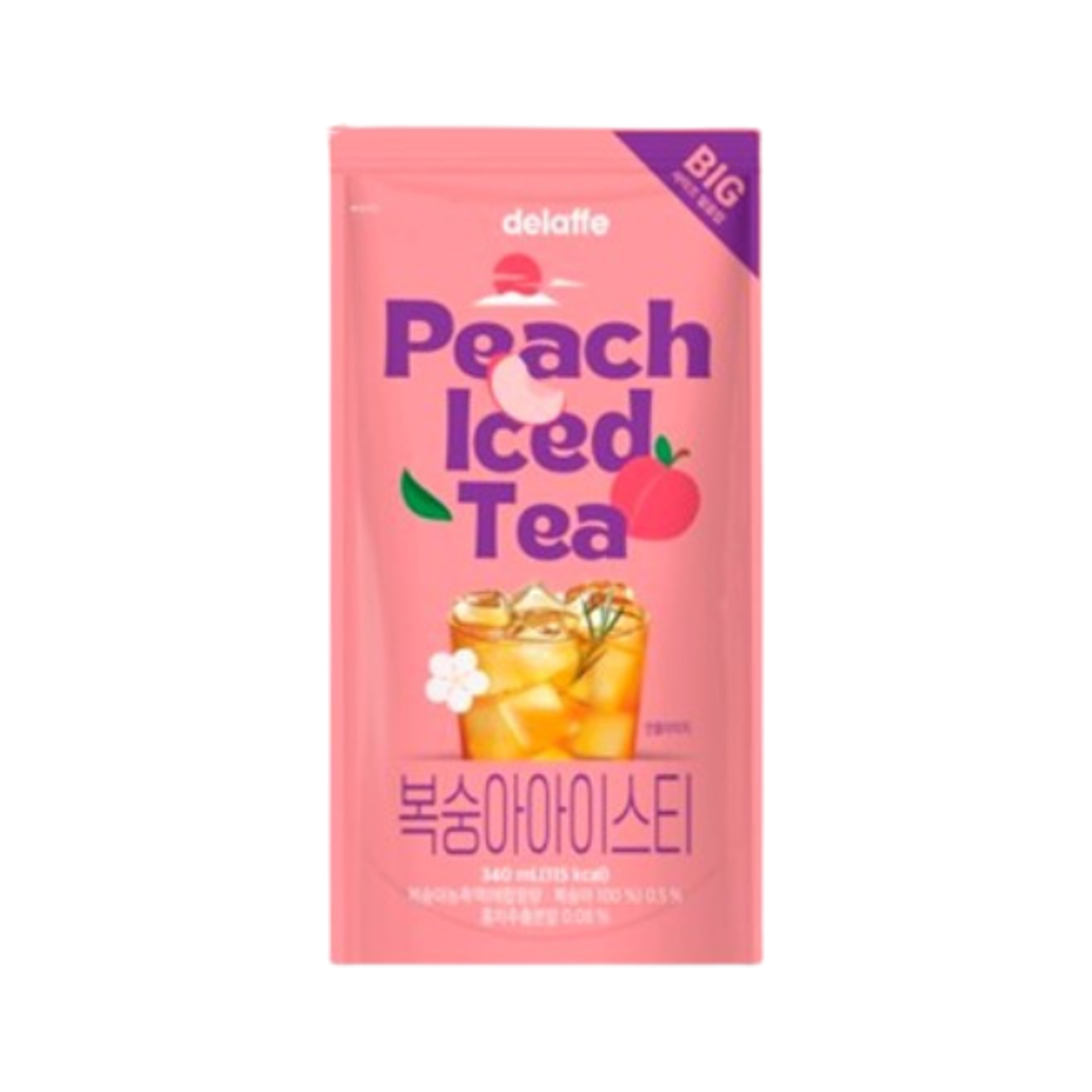 DELAFFE Peach Iced Tea 340ml – Erfrischender Pfirsich-Eistee