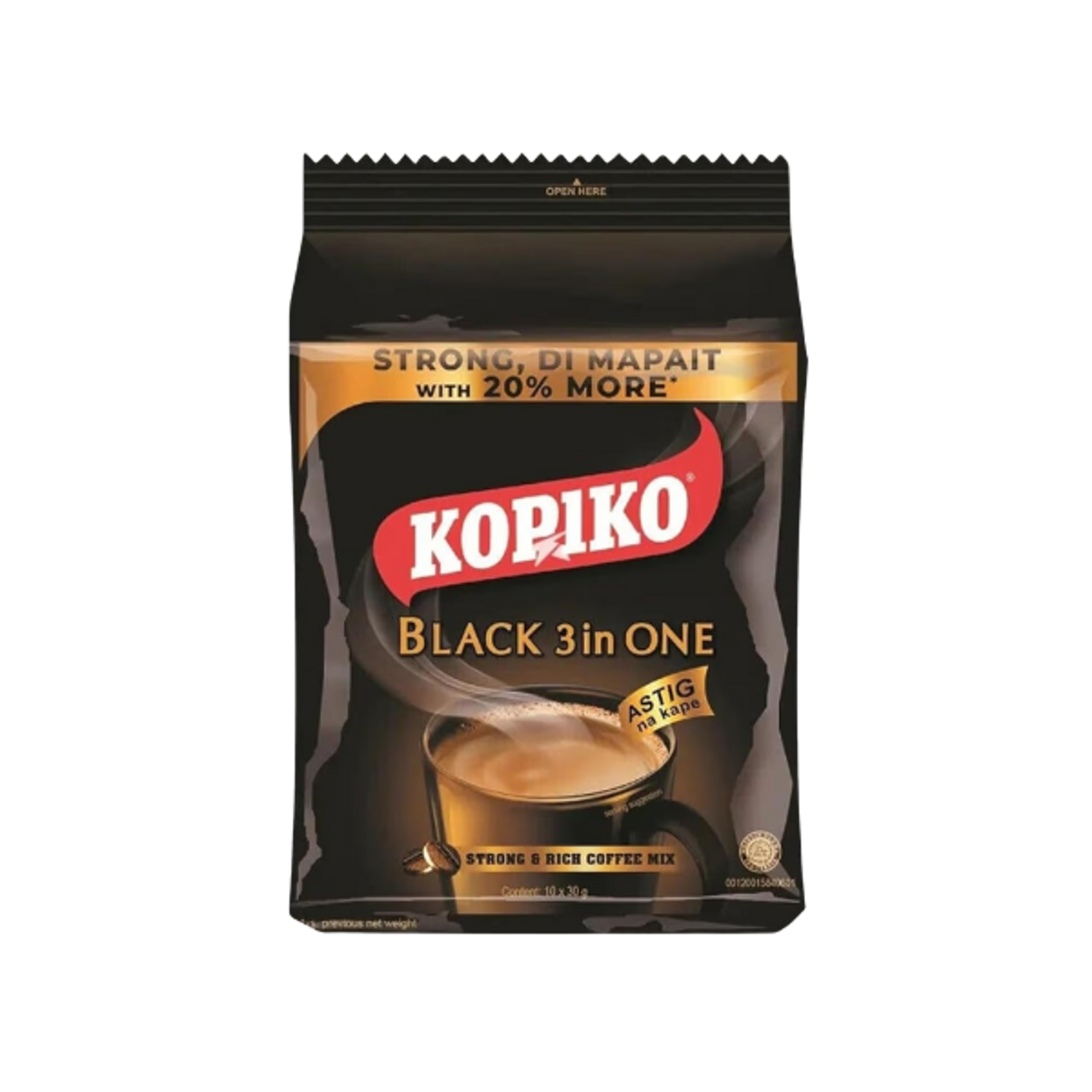 KOPIKO Black 3in1 Coffee 300g | Intensiver Instantkaffee – Kräftig & Aromatisch