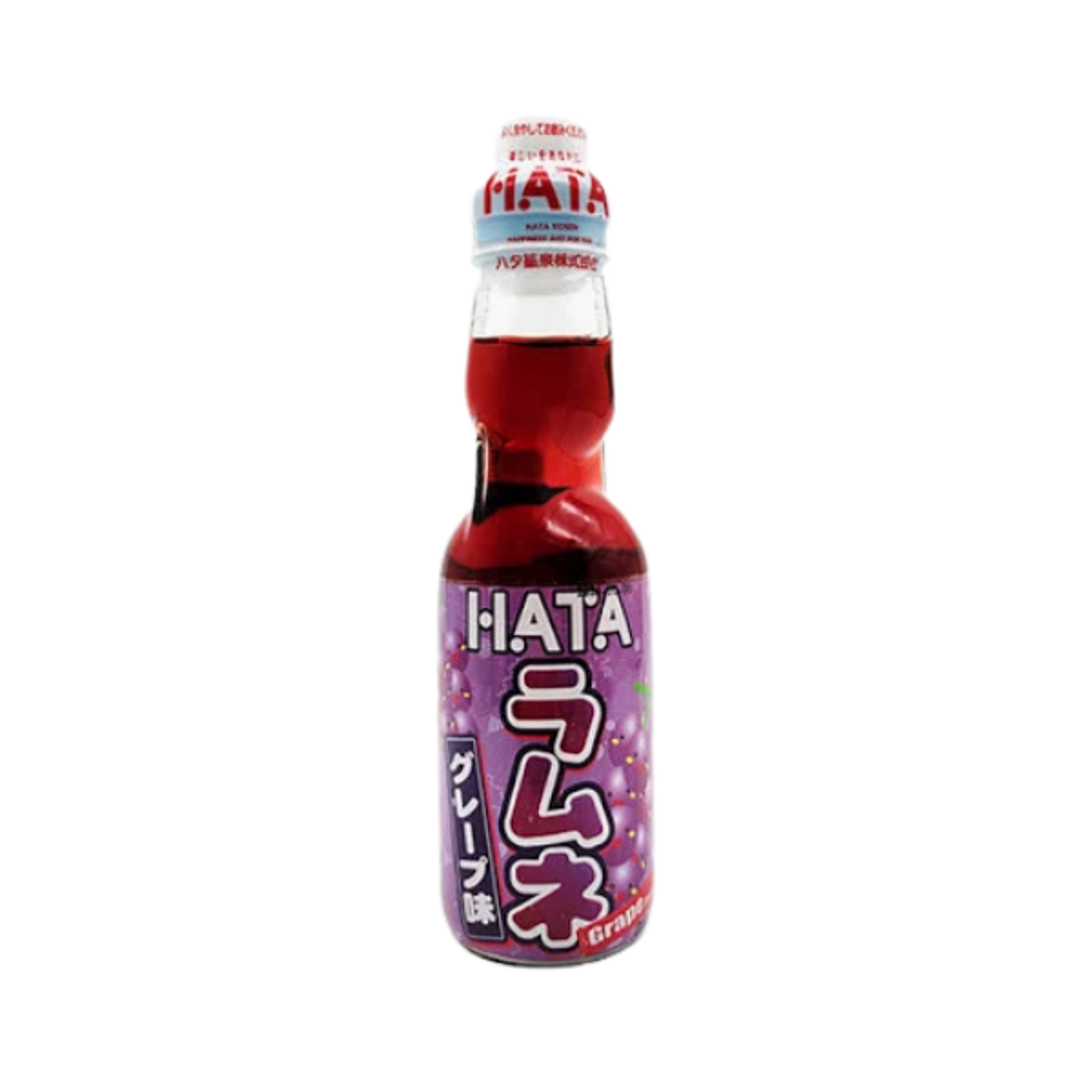 HATA Ramune Traube | 200ml | Japanische Limonade mit Murmel