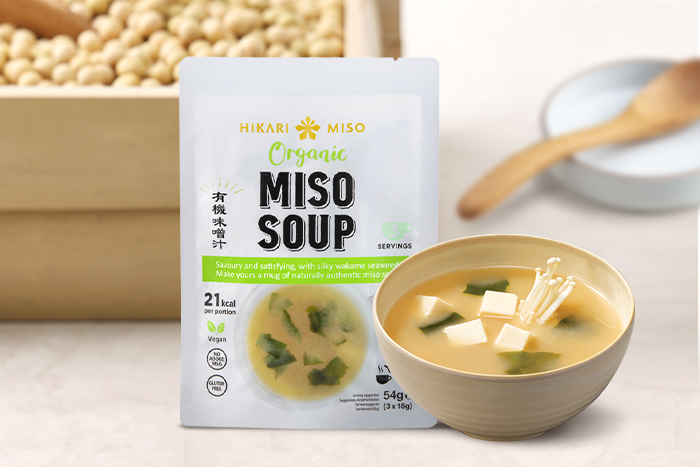 Hikari Organic Miso Soup 3 portions 54g - Authentic taste from Japan