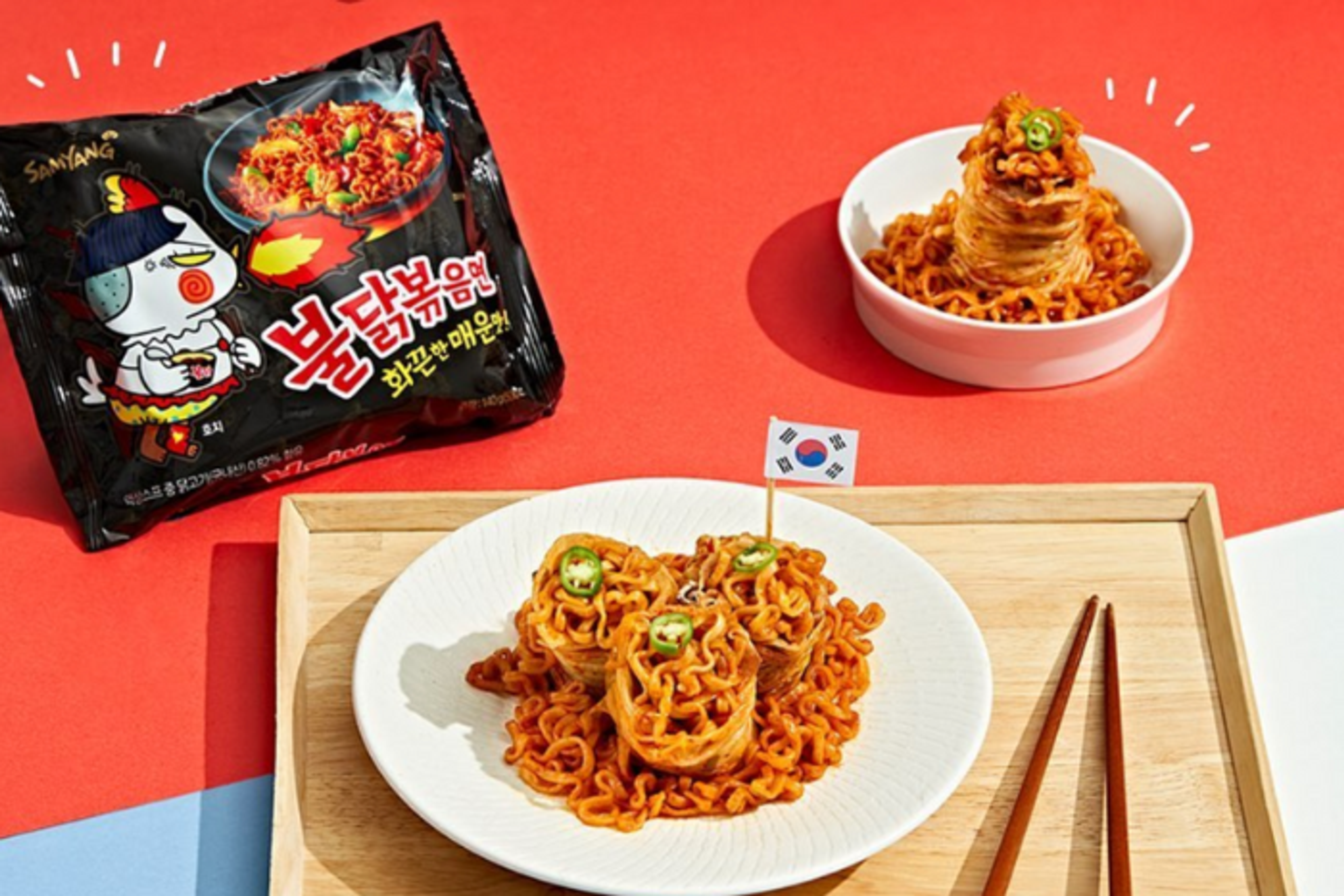 Hot Chicken Geschmack Ramyeon 5er-Pack