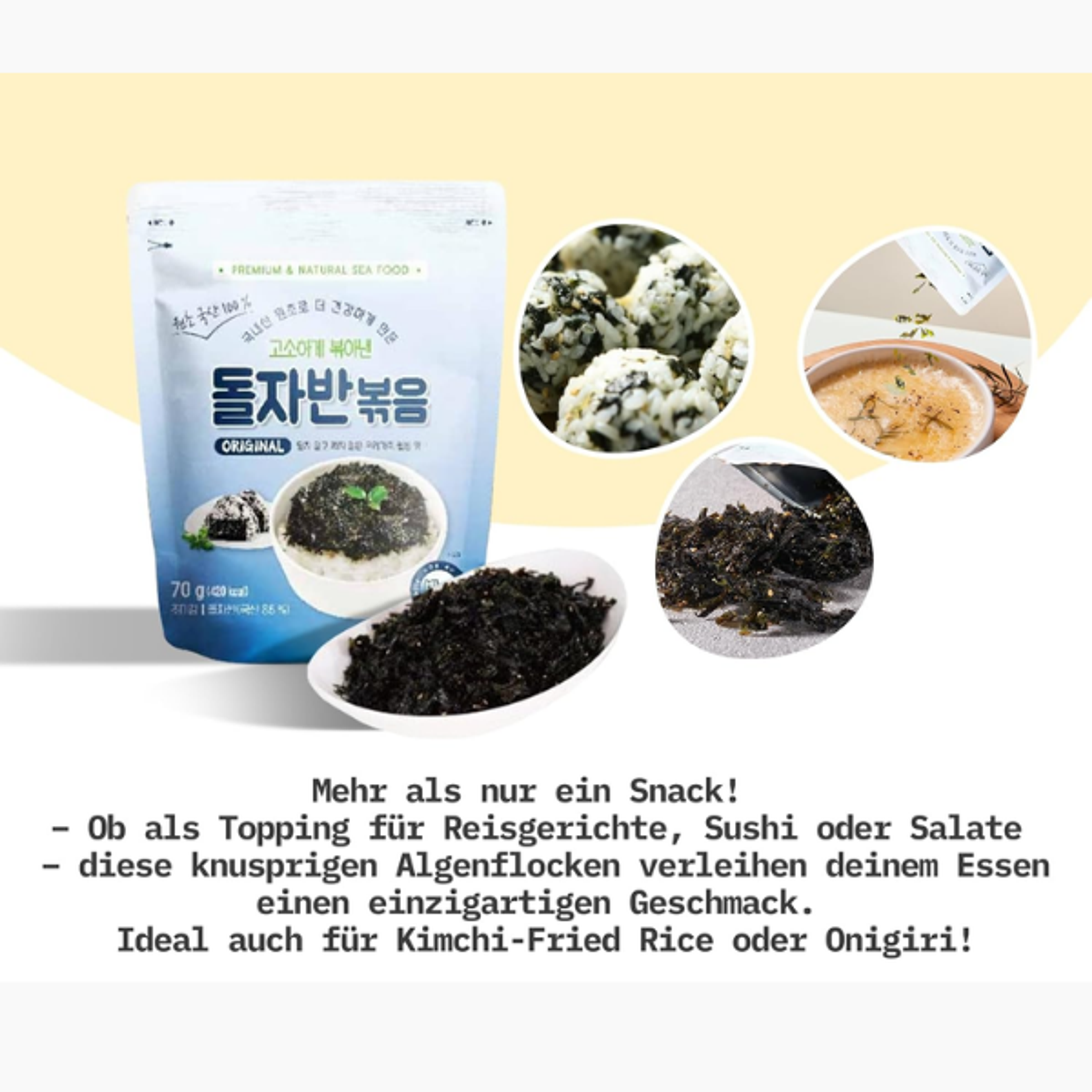 BADAMFOOD Seaweed Flakes 70g: Roasted & Seasoned | Korean Snack | Shop Now!