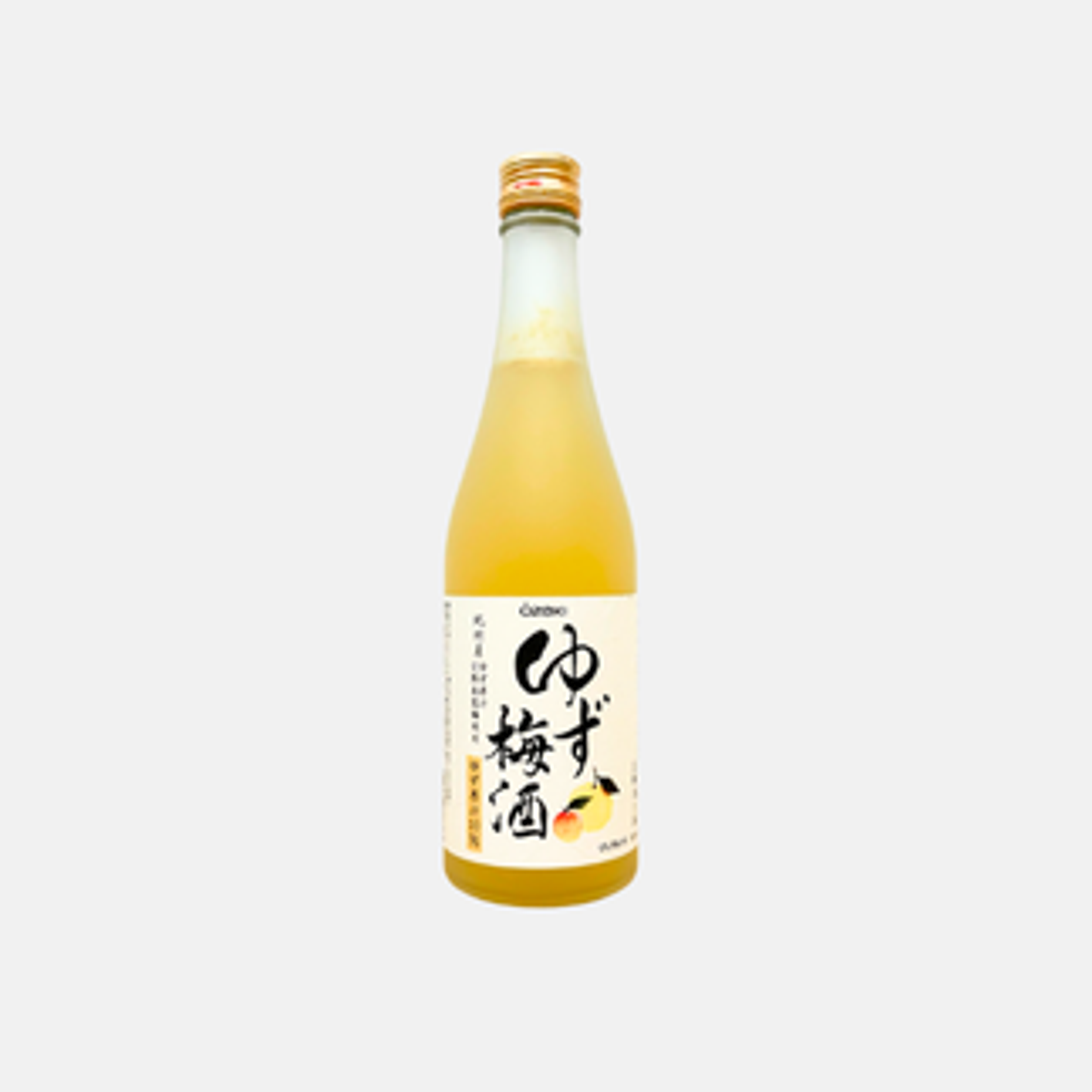 Ozeki Yuzu Umeshu 12.5% 500ml – Japanese Plum Wine with Refreshing Yuzu Flavor