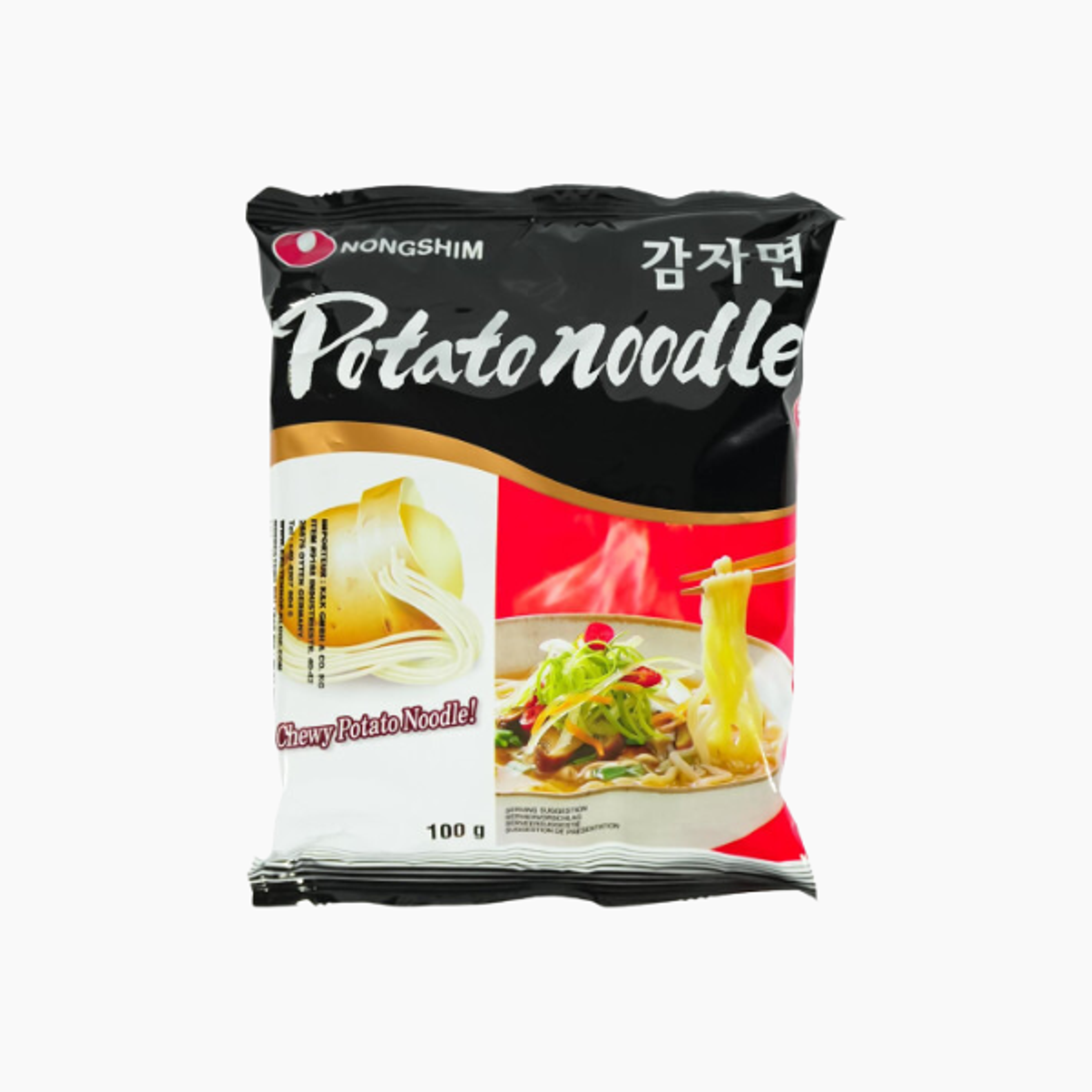 NONGSHIM Kartoffel-Ramyeon: Leichte Kartoffelnudeln, herzhafte Brühe (100g)