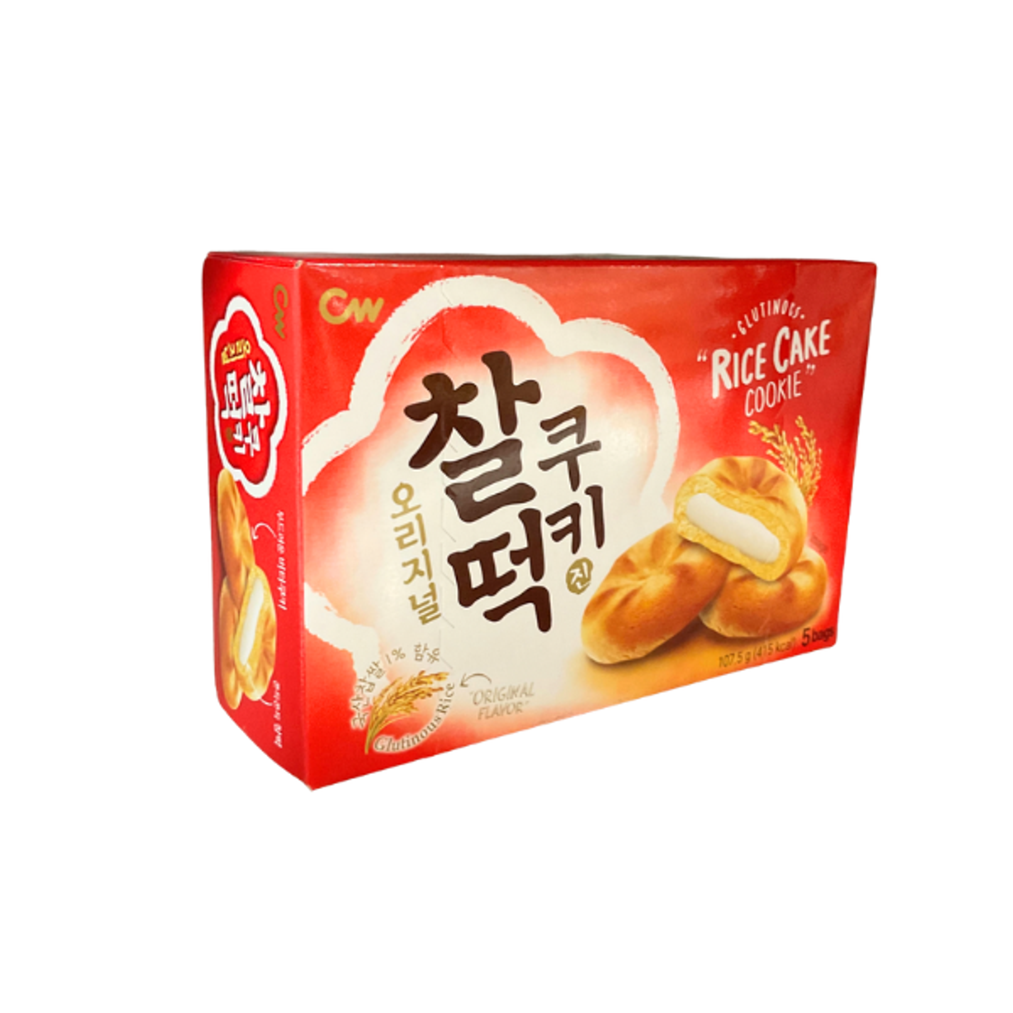 CHEONGWOO Rice Cake Cookie 107.5g – Süßer koreanischer Keks