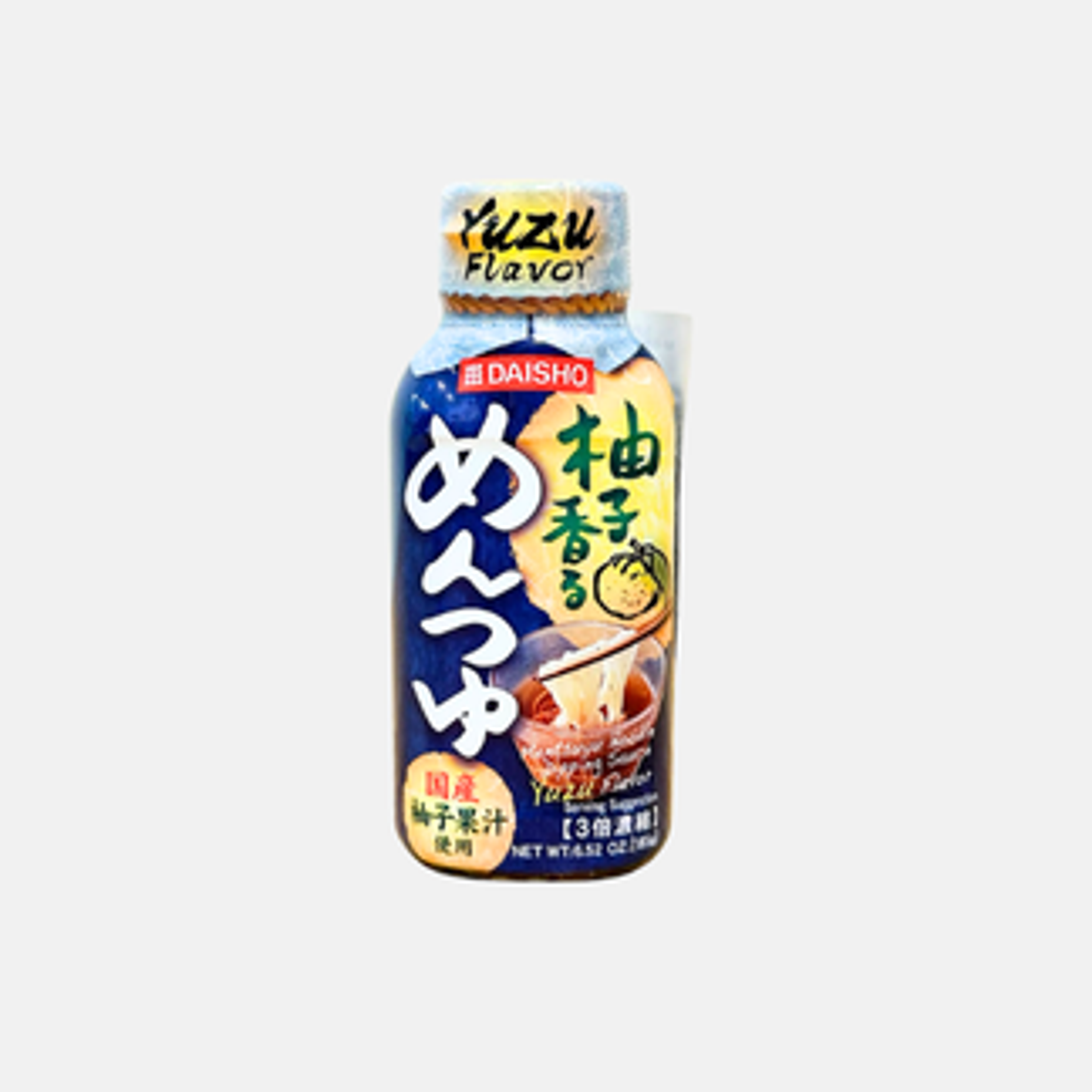 Daisho Yuzu Mentsuyu 185ml - Japanese Noodle Dipping Sauce with Yuzu Flavor