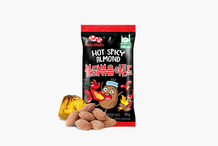 Nuts Holic Hot Spicy Almond 30g - Scharfe koreanische Mandeln
