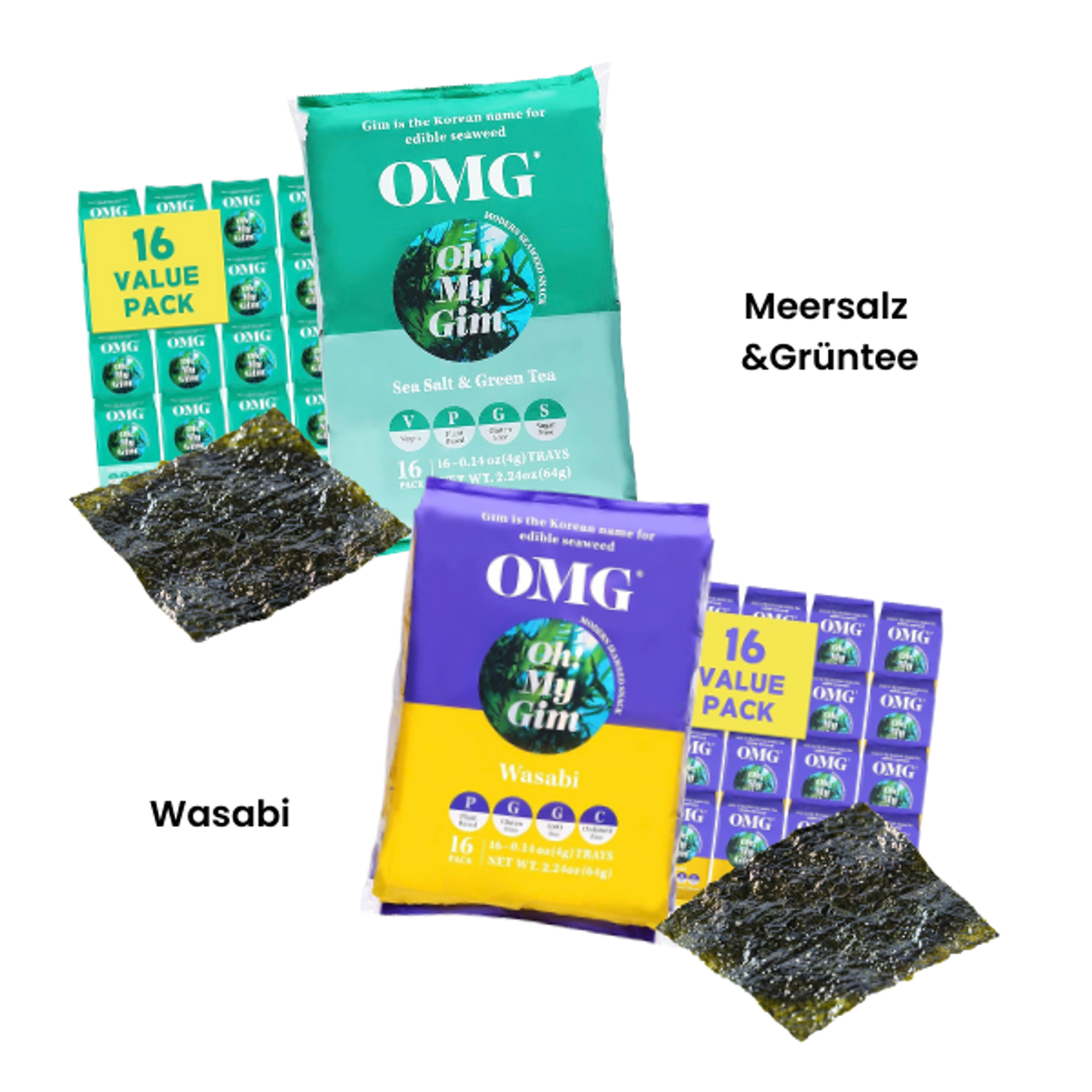 Oh! My Gim Seetang Snack 2er Set