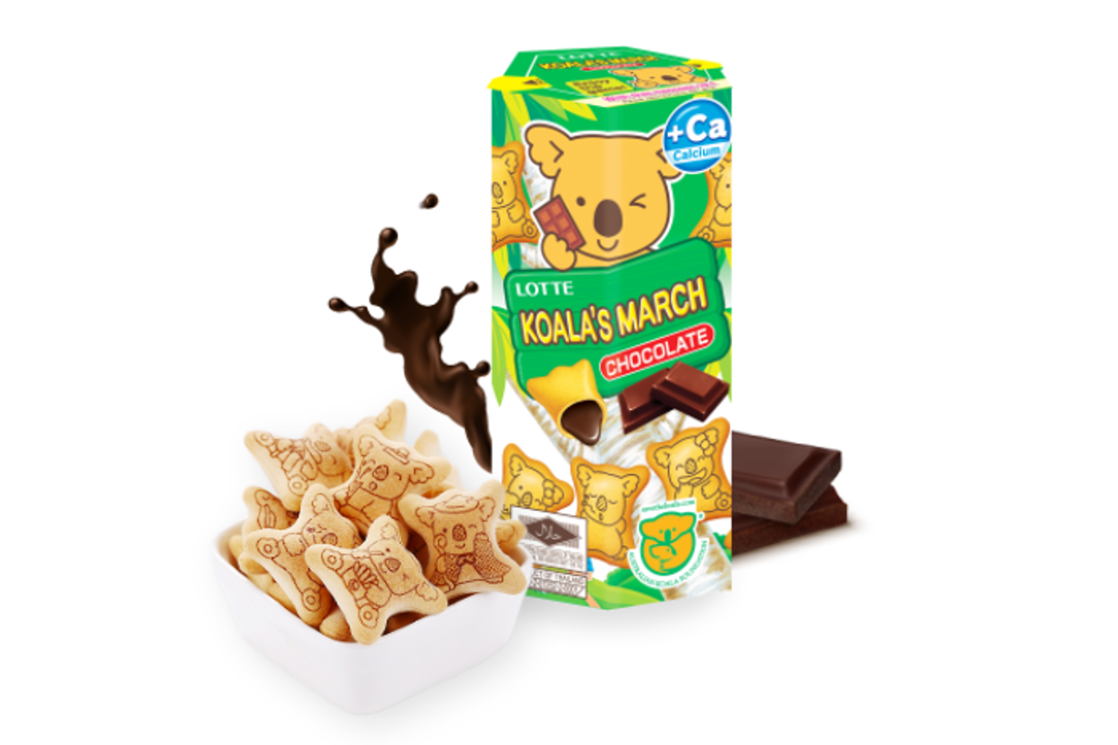 Lotte Koala's March Chocolate Cookies 37g – Köstliche und knusprige Kekse