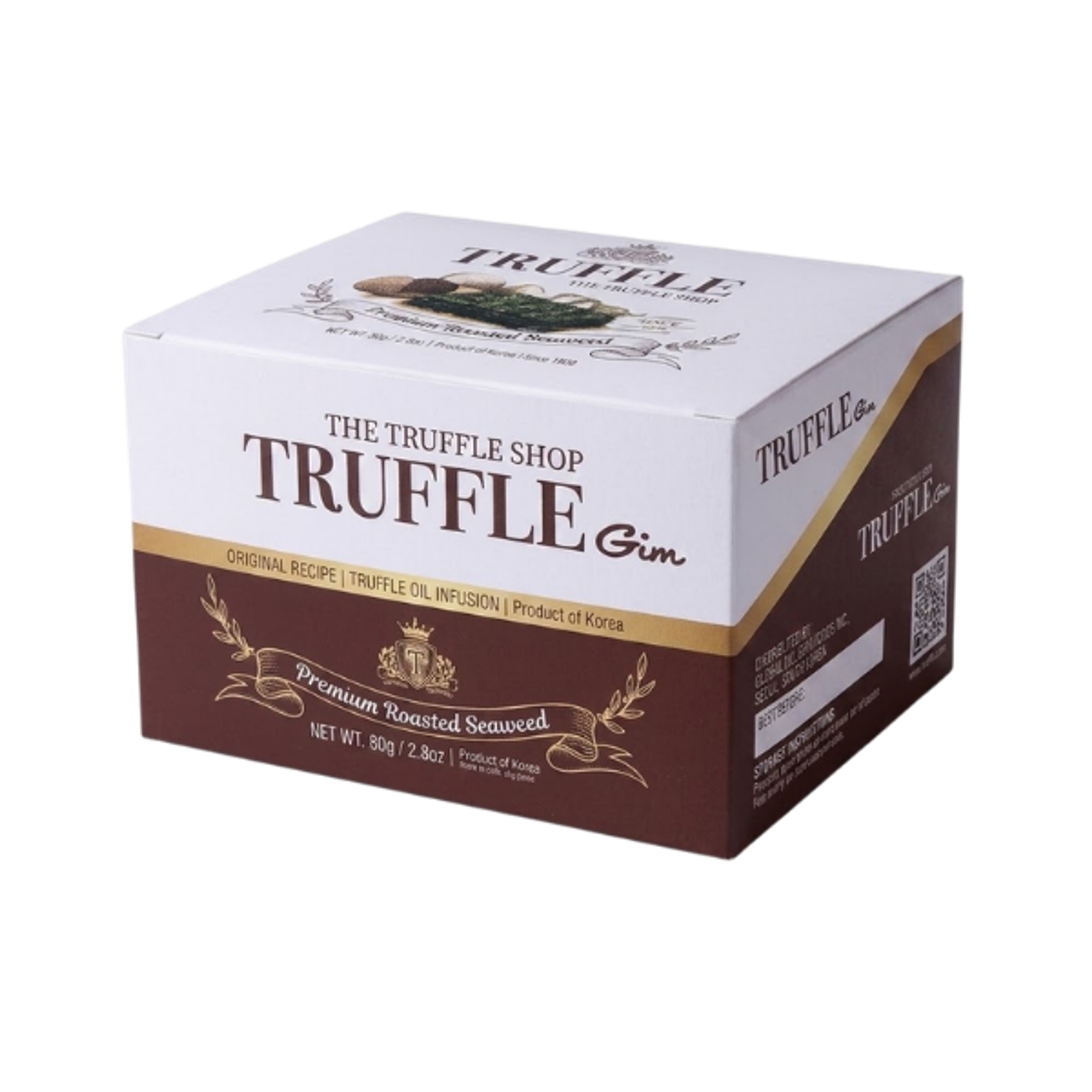 Genießen Sie die gesunde Fusion von Meeresaromen und Trüffelnoten in jedem Bissen von "Gim's Seetang-Snack Truffle".