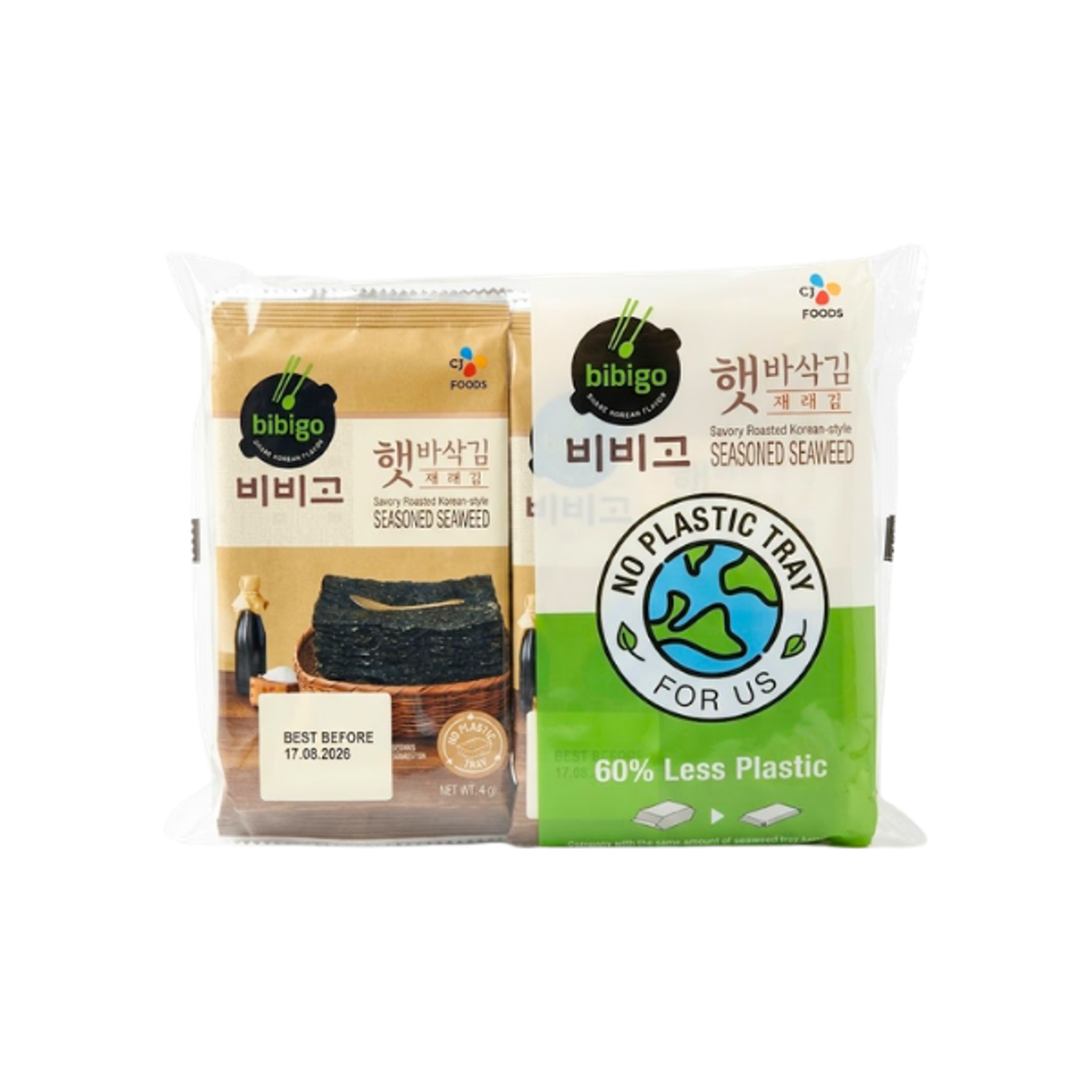 BIBIGO Seetang Snack Sesam 10er | Knusprig & Leicht