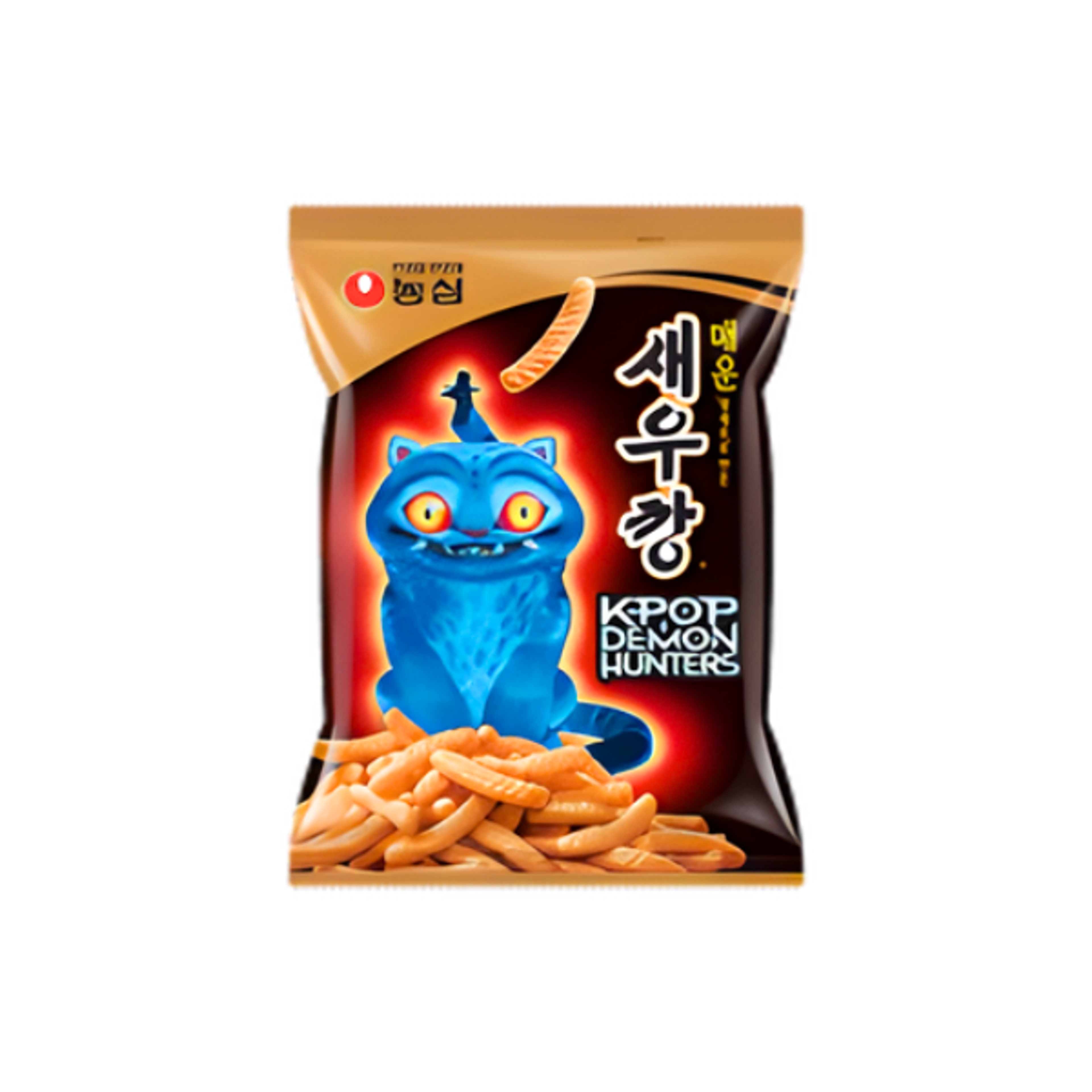 NONGSHIM x KPOP DEMON HUNTERS Shrimp Cracker Hot & Spicy | Koreanischer Snack 90g