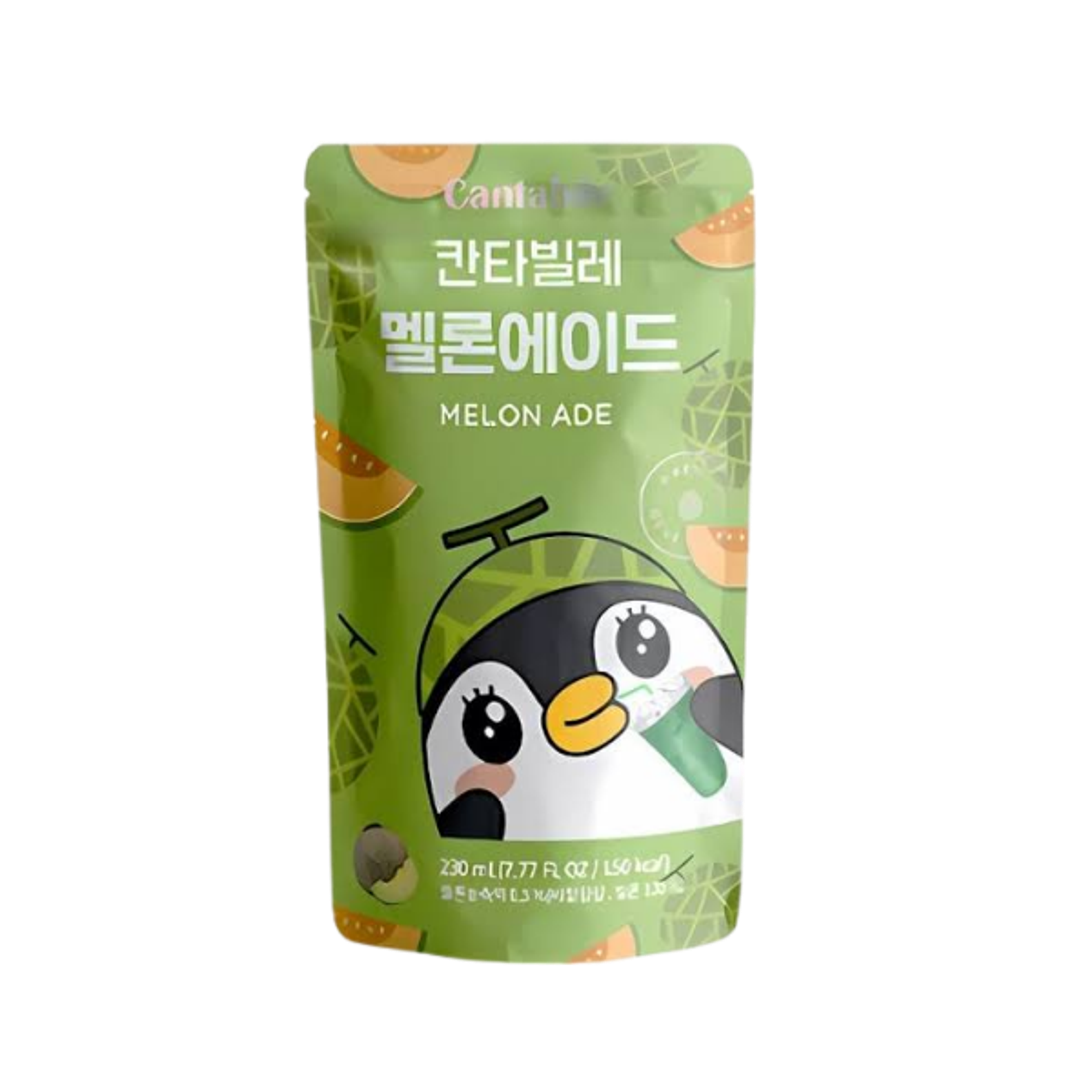 CANTABILE Melon Flavored Ade 230ml | Erfrischendes Melonen-Getränk im praktischen Beutel
