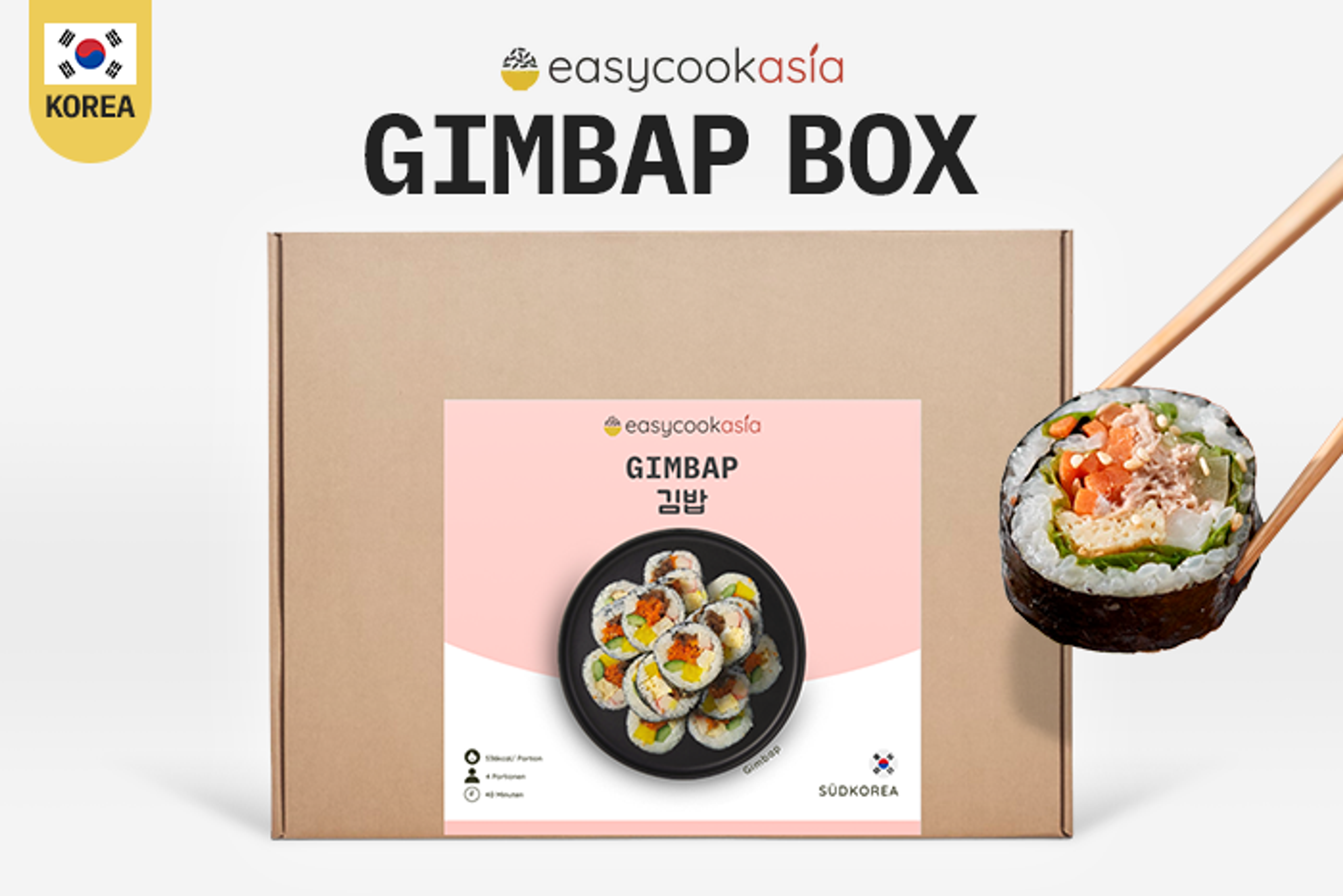 GIMBAP - Traditionelle koreanische Seetangblätter für Gimbap-Rollen