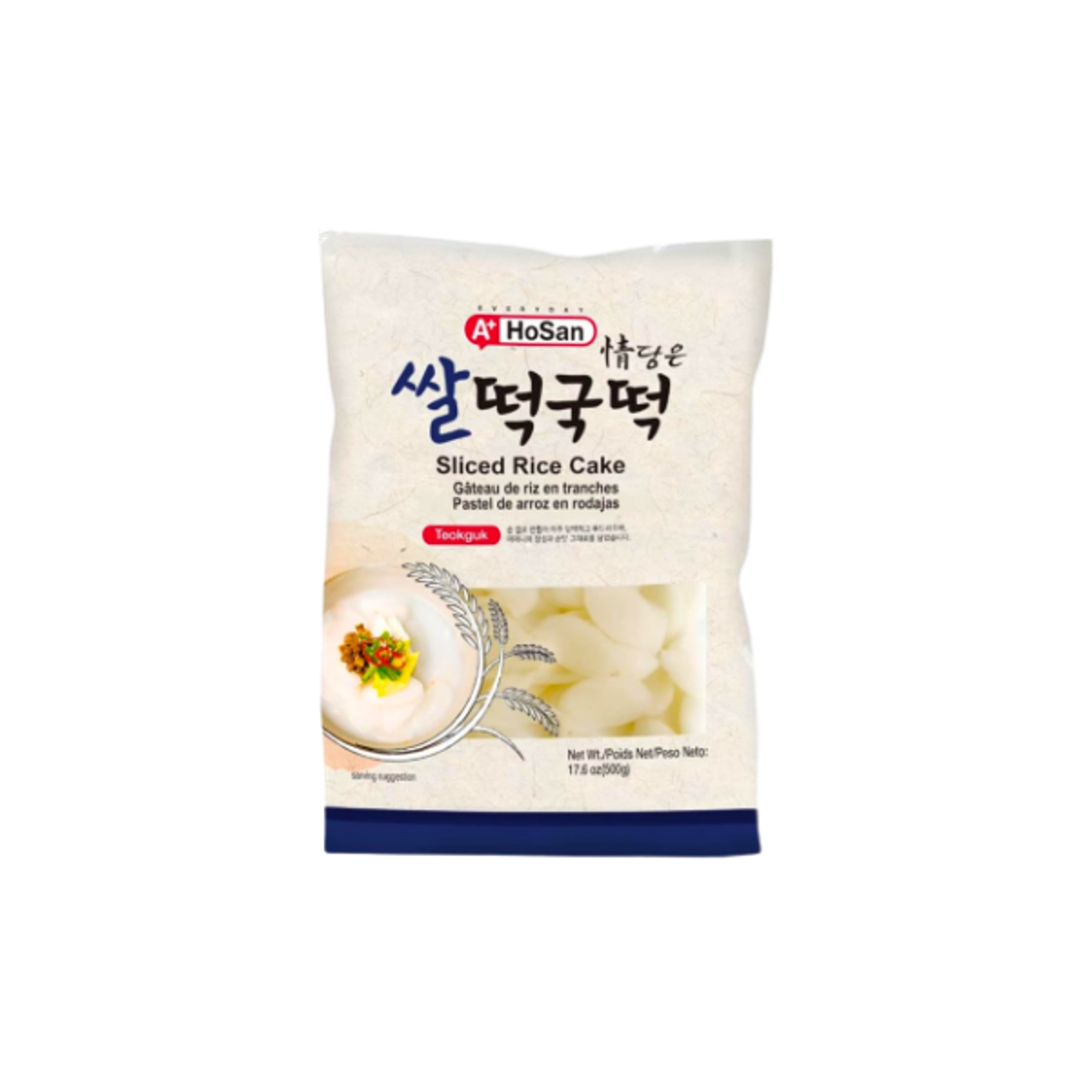 A+ HOSAN Reiskuchen Scheiben 500g | Koreanische Rice Cakes