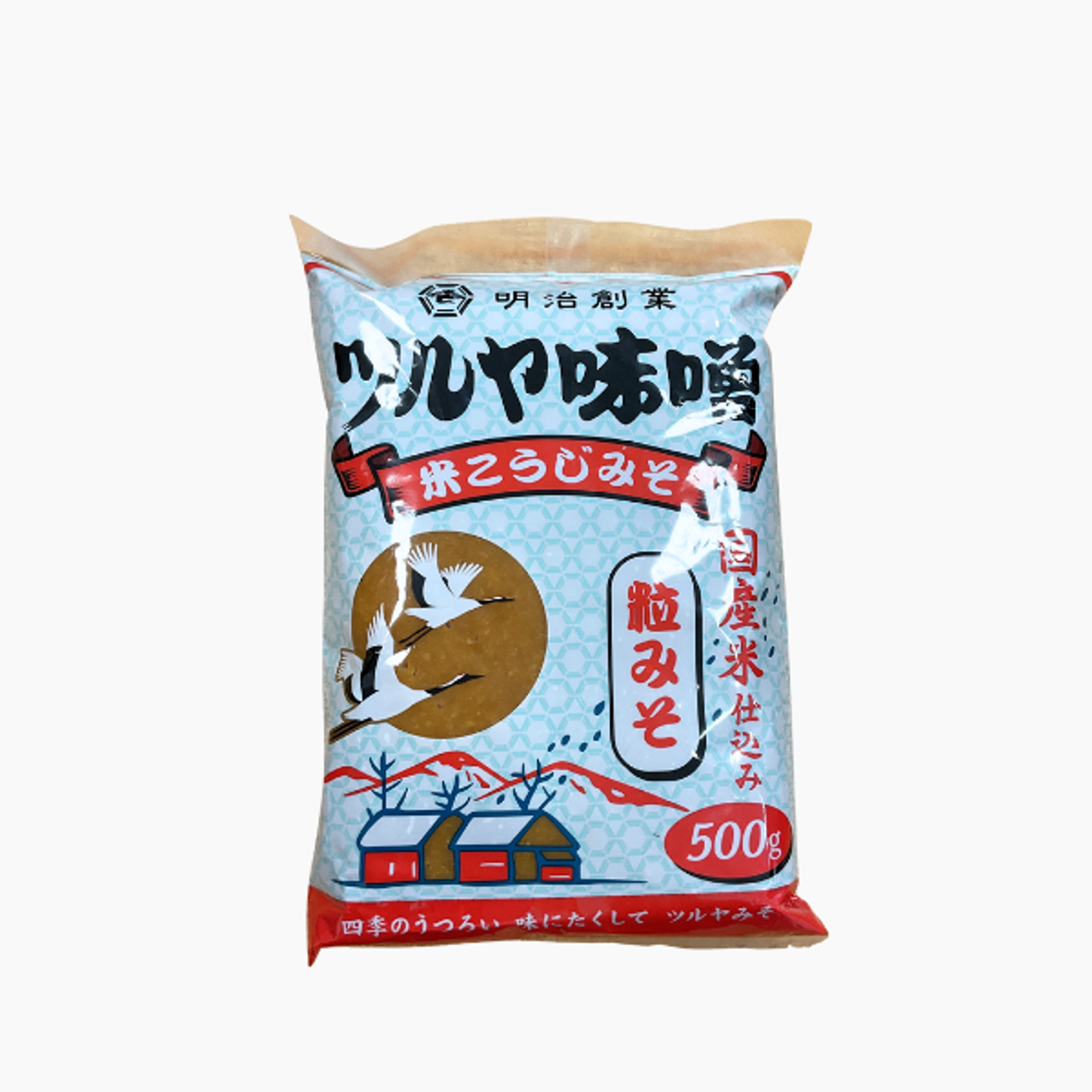 TSURUYA Kome Koji Miso Tsubu (Chunky) 500g – Körnige Reis-Miso-Paste mit traditioneller Textur
