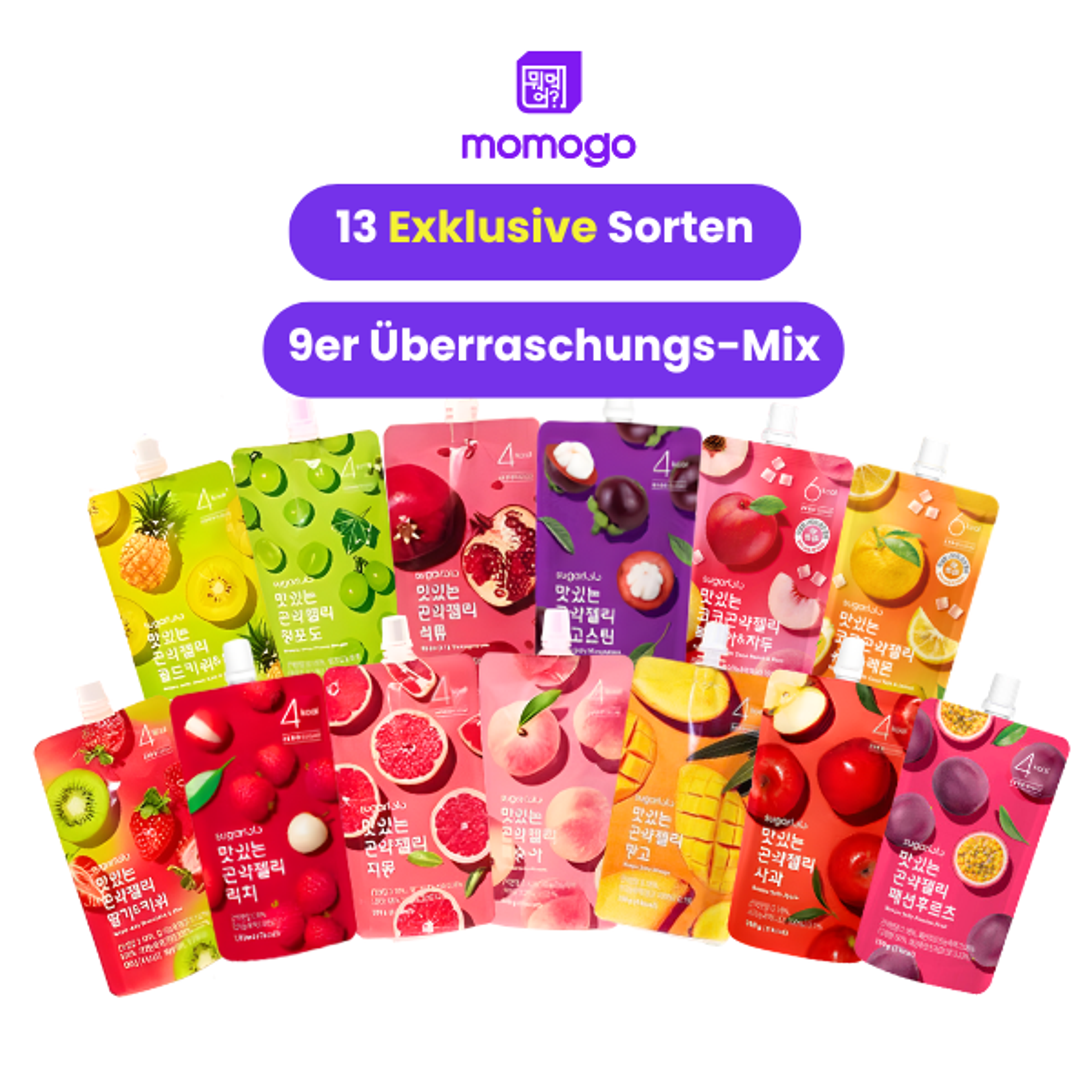 Intake Sugarlolo Konjac Jelly 9er Probe Set