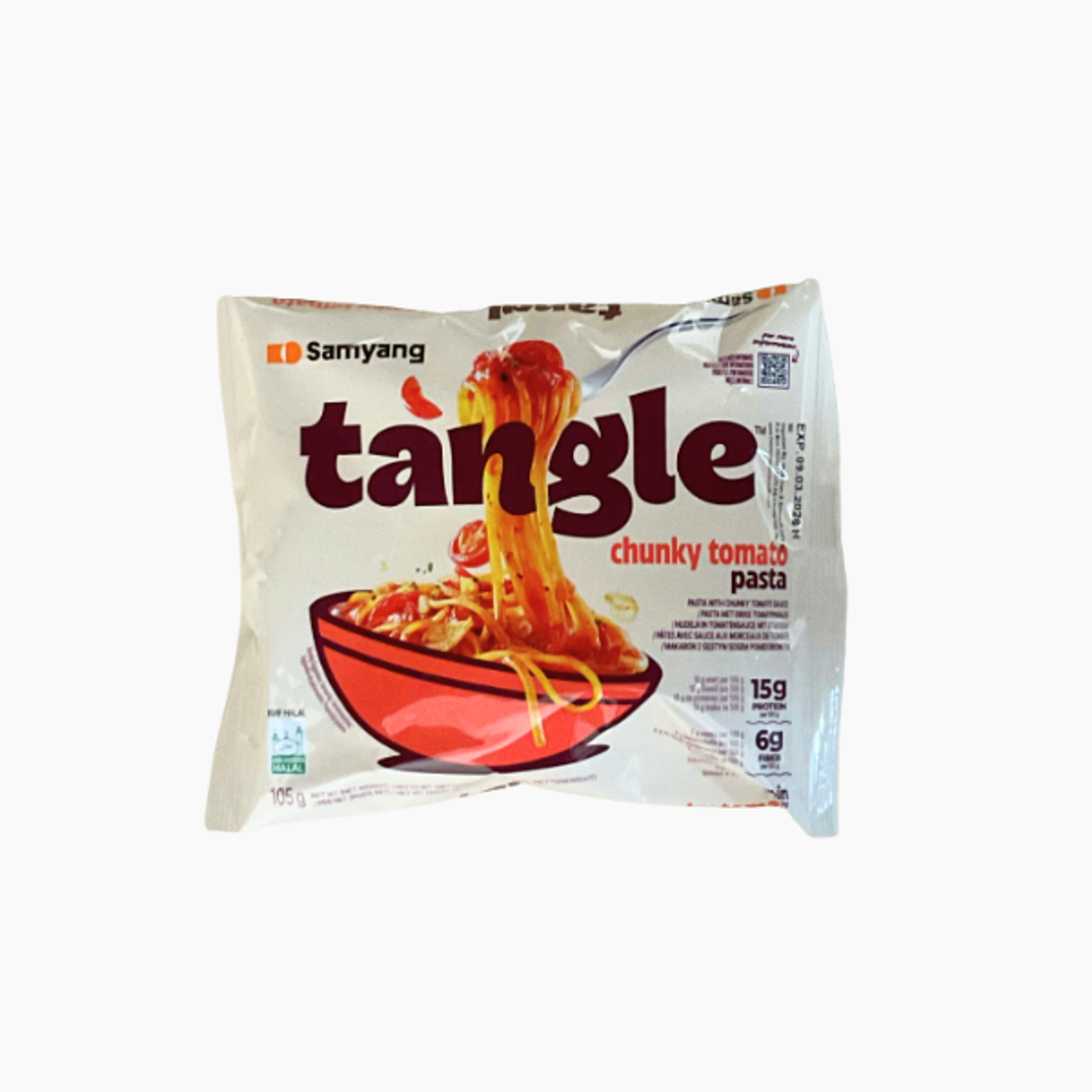 SAMYANG Tangle Chunky Tomato Pasta 105g – Schnelle Tomatenpasta