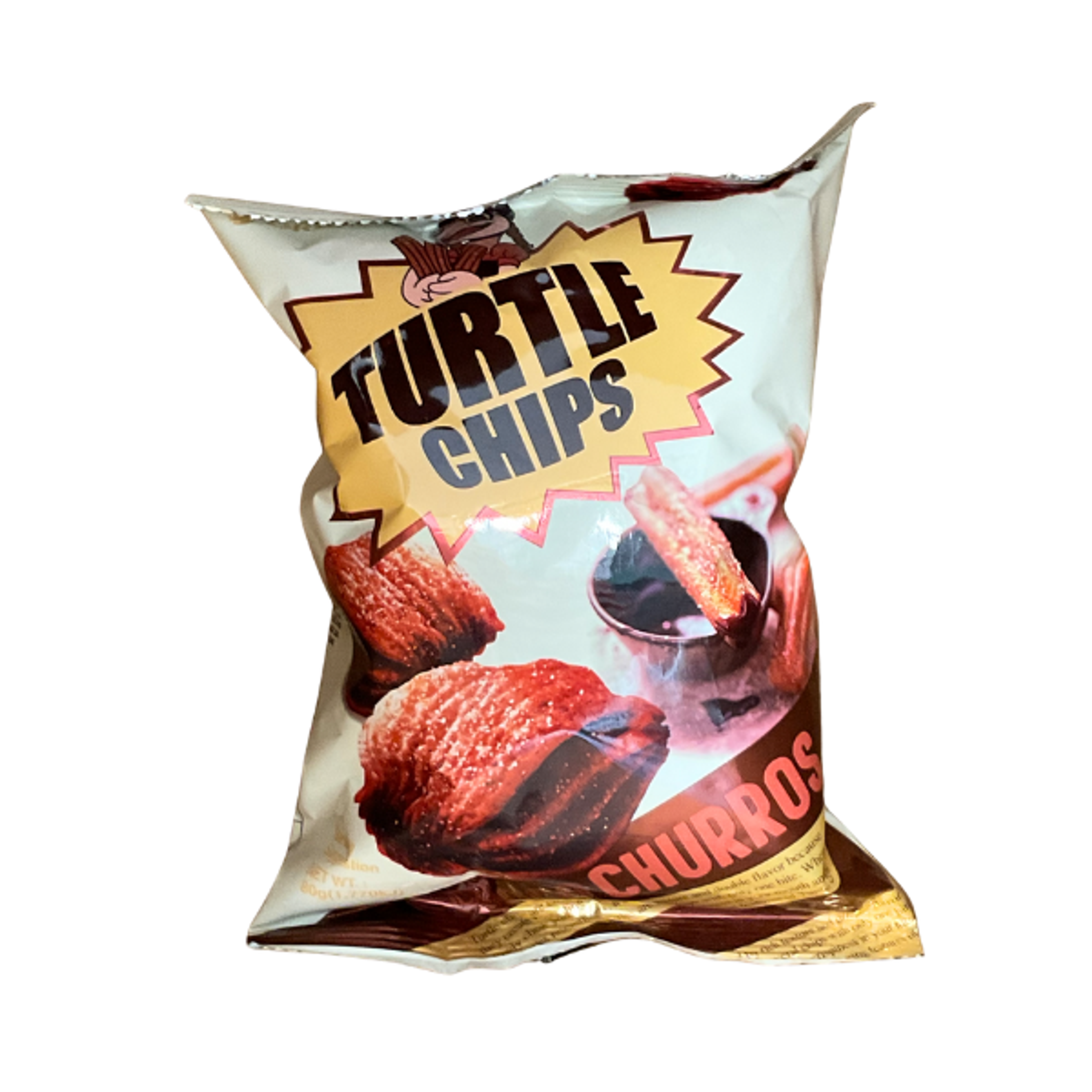 ORION Turtle Chips Choco Churros 80g – Knusprige Koreanische Snacks