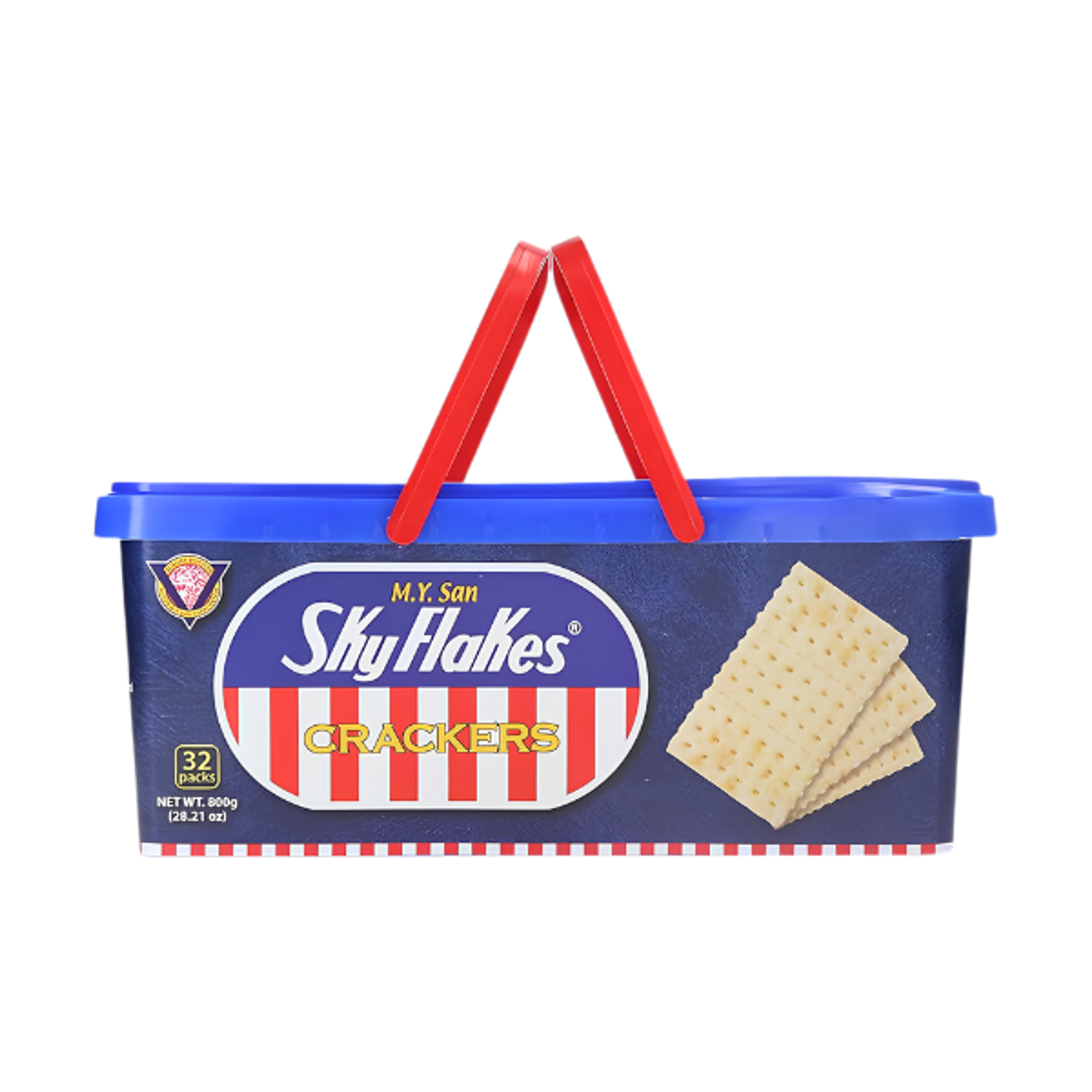 M.Y. San SkyFlakes Crackers 800g | Crispy Crackers 32 Packs