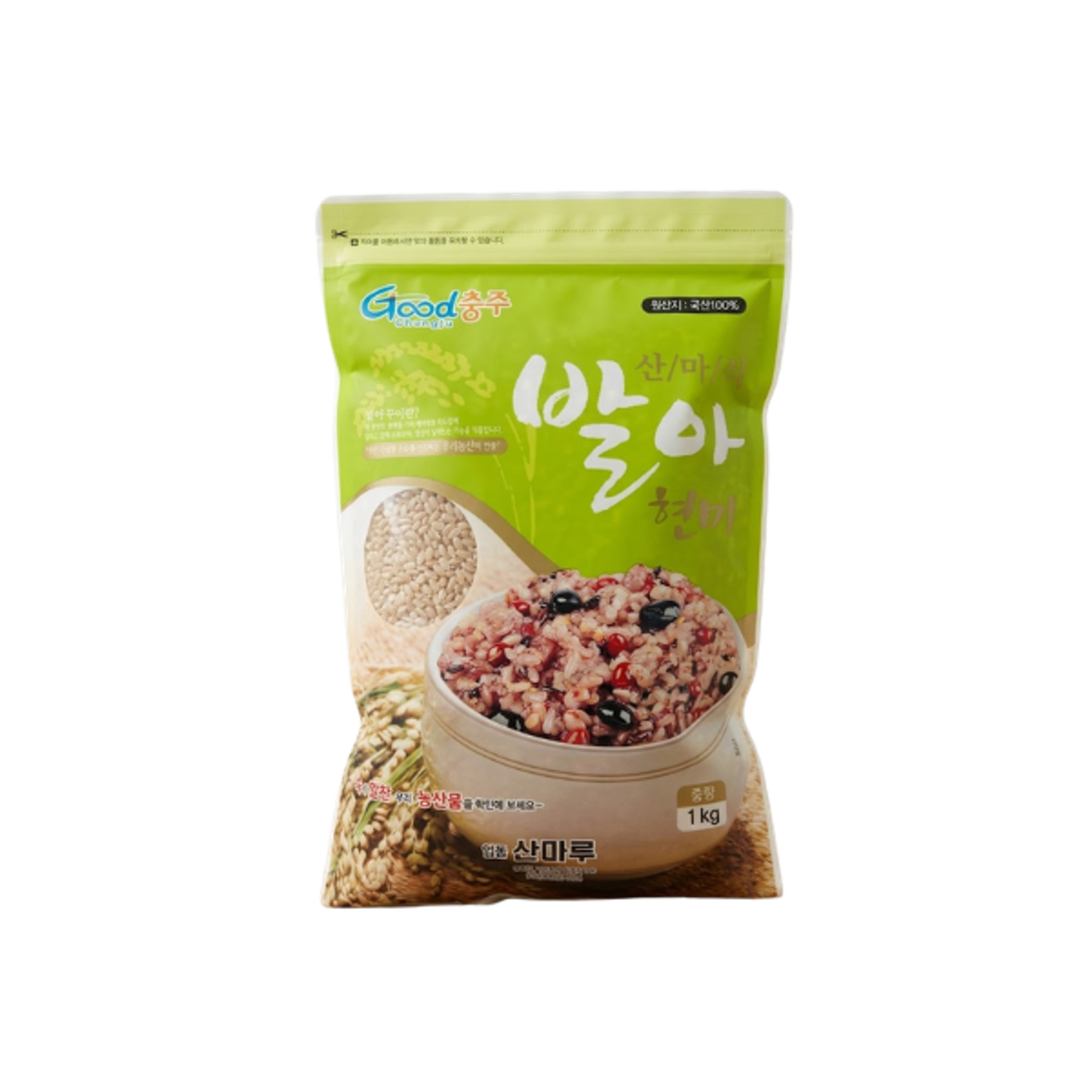 SANMARU Gekeimter Naturreis 1kg | Vollkornreis für gesunde Ernährung