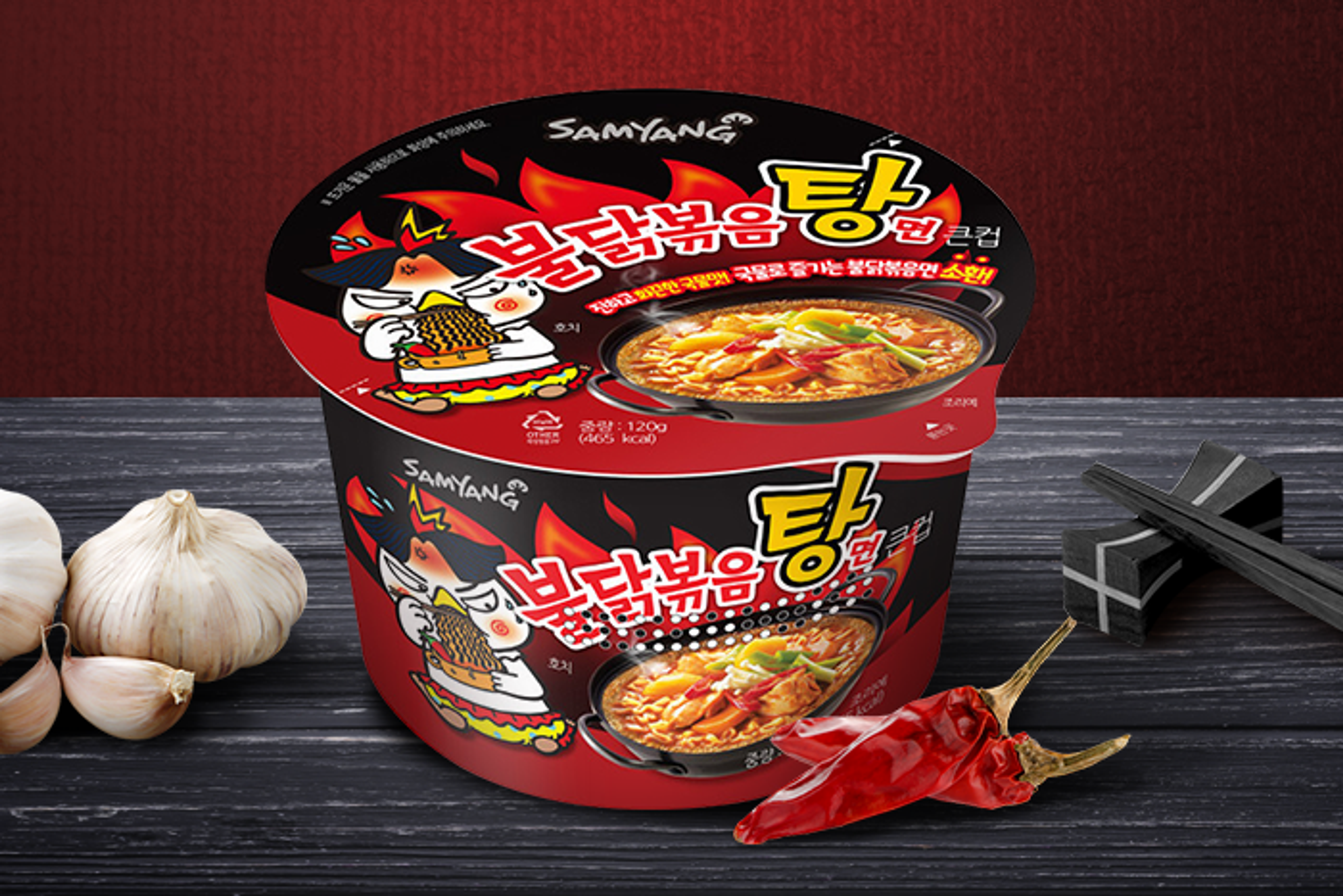 Samyang Buldak Stew Type Ramyun 120g | Fiery stew enjoyment in a cup