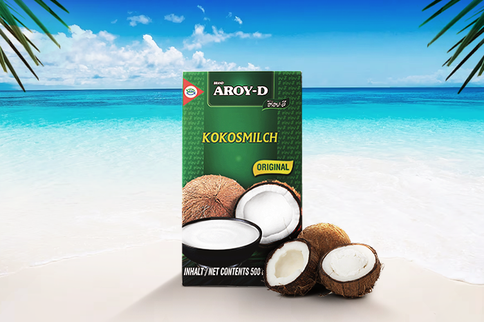  AROY-D Kokosmilch original 250ml - Hergestellt aus frischen Kokosnüssen