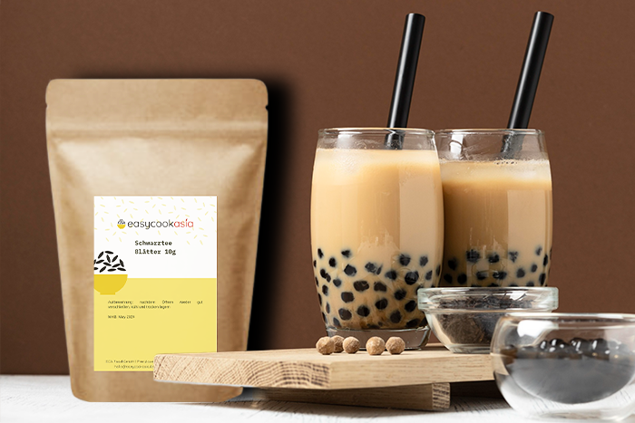 EasyCookAsia DIY Bubble Tea - Umweltfreundlich: Wiederverwendbarer Edelstahlstrohhalm inklusive.