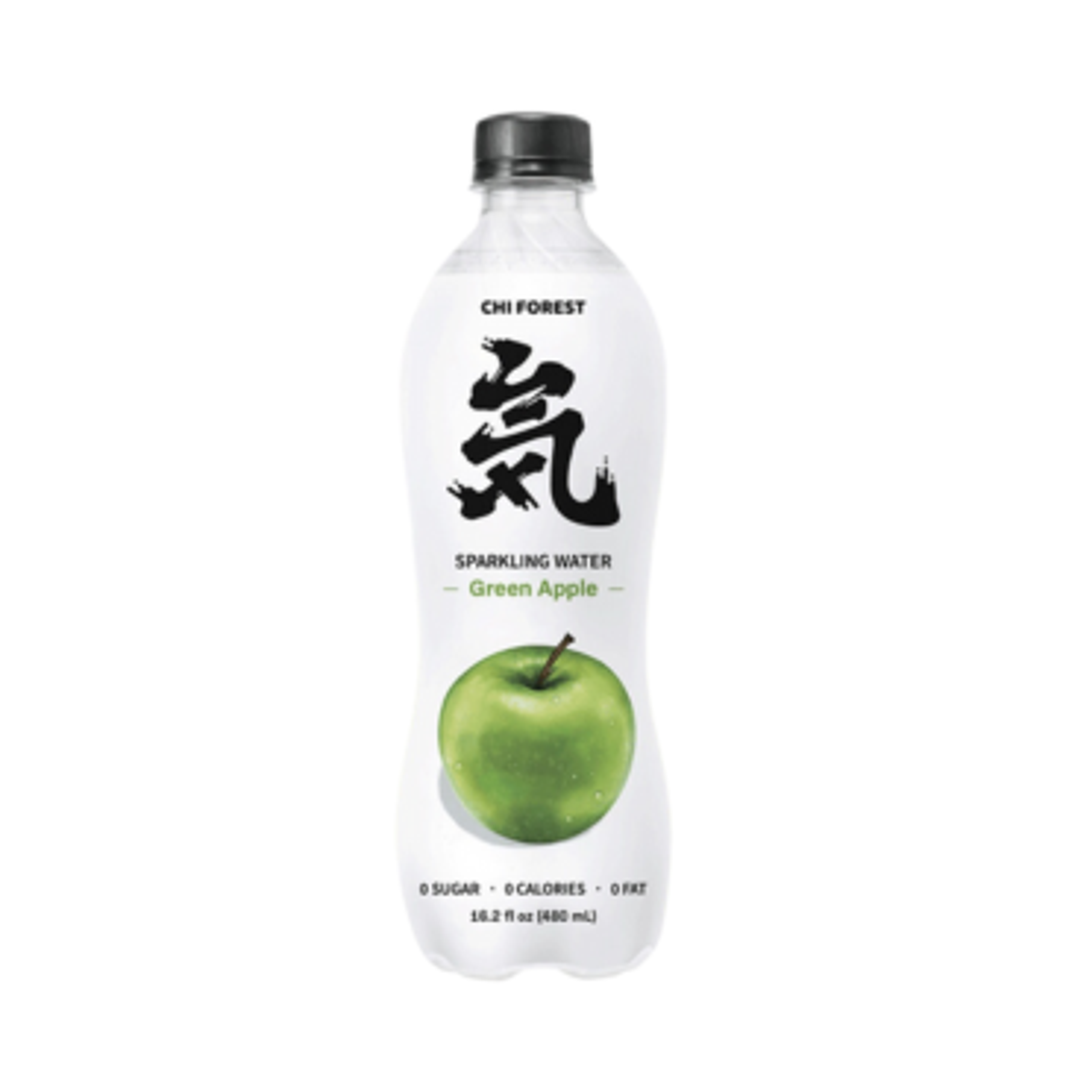 Genki Forest Sprudel Wasser Grüner Apfel 480ml - Erfrischendes Sprudelwasser mit grünem Apfelgeschmack