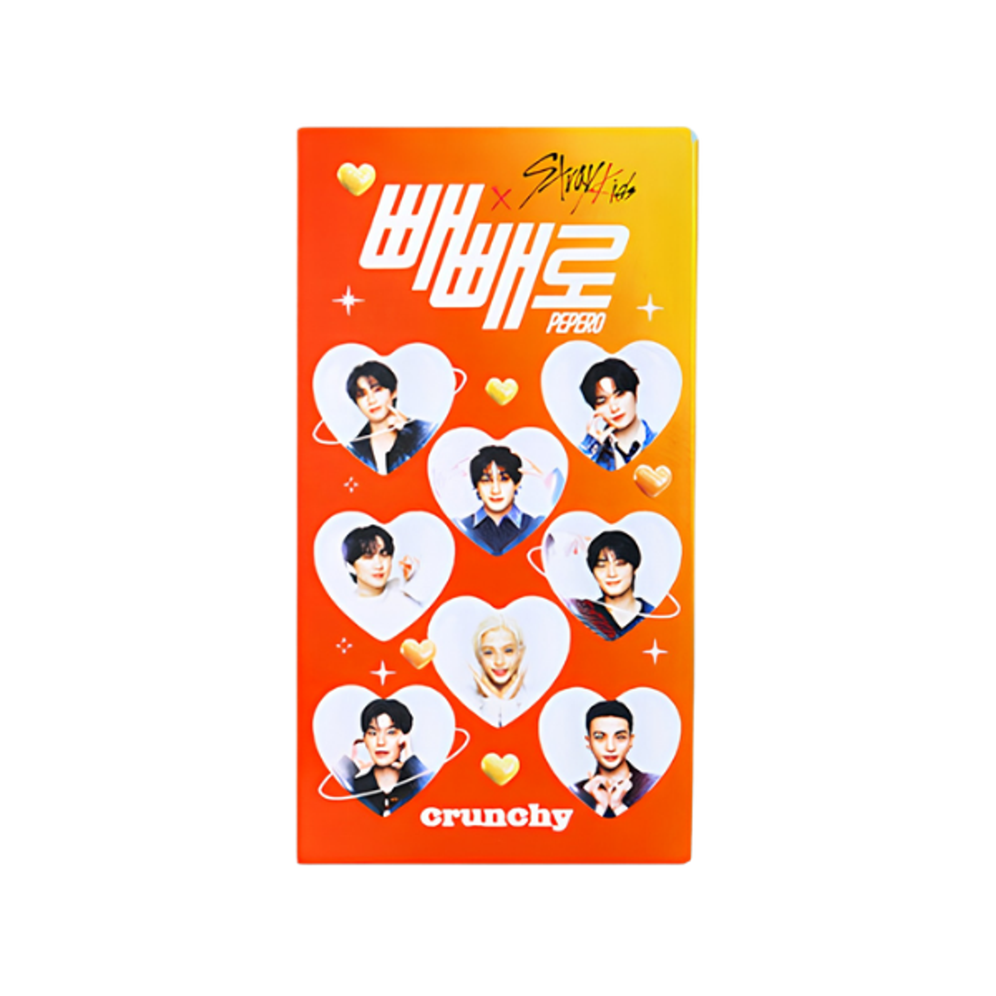 LOTTE STRAY KIDS Pepero Crunchy 312g | Koreanische Schoko-Kekssticks