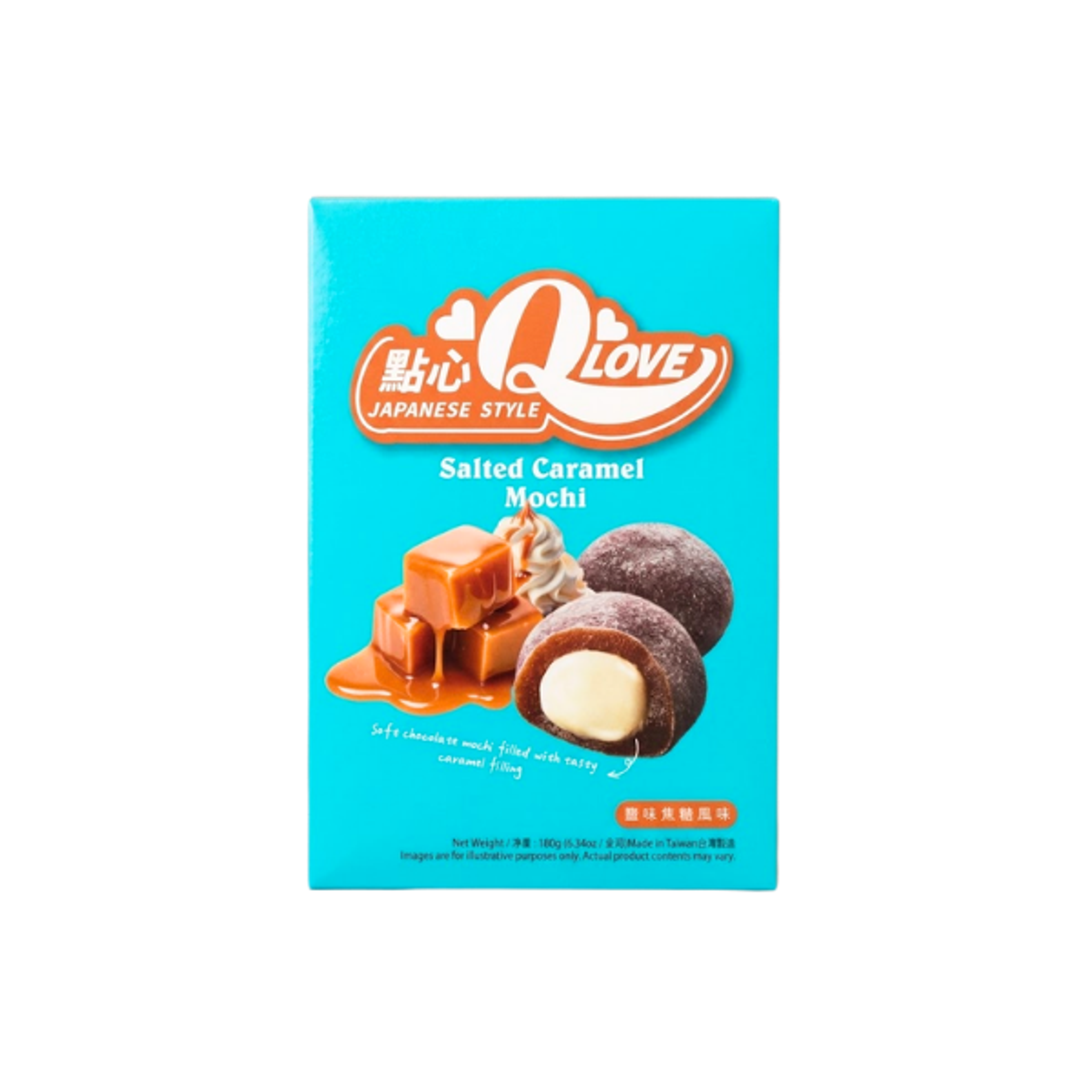 QLOVE Salted Caramel Mochi 180g | Japanese Caramel Mochi