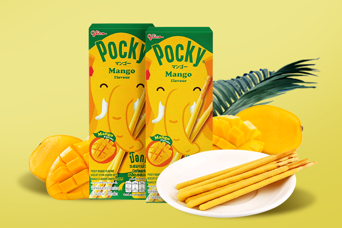 Glico Pocky Sticks Mango Geschmack 25g | Süße Versuchung mit tropisch